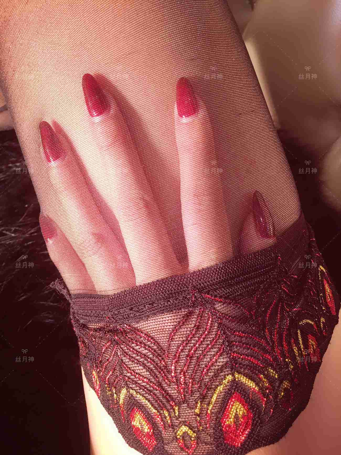 图片[25]-丝月神 007 红色孔雀翎酒红高跟[66P] – 速更版-美库