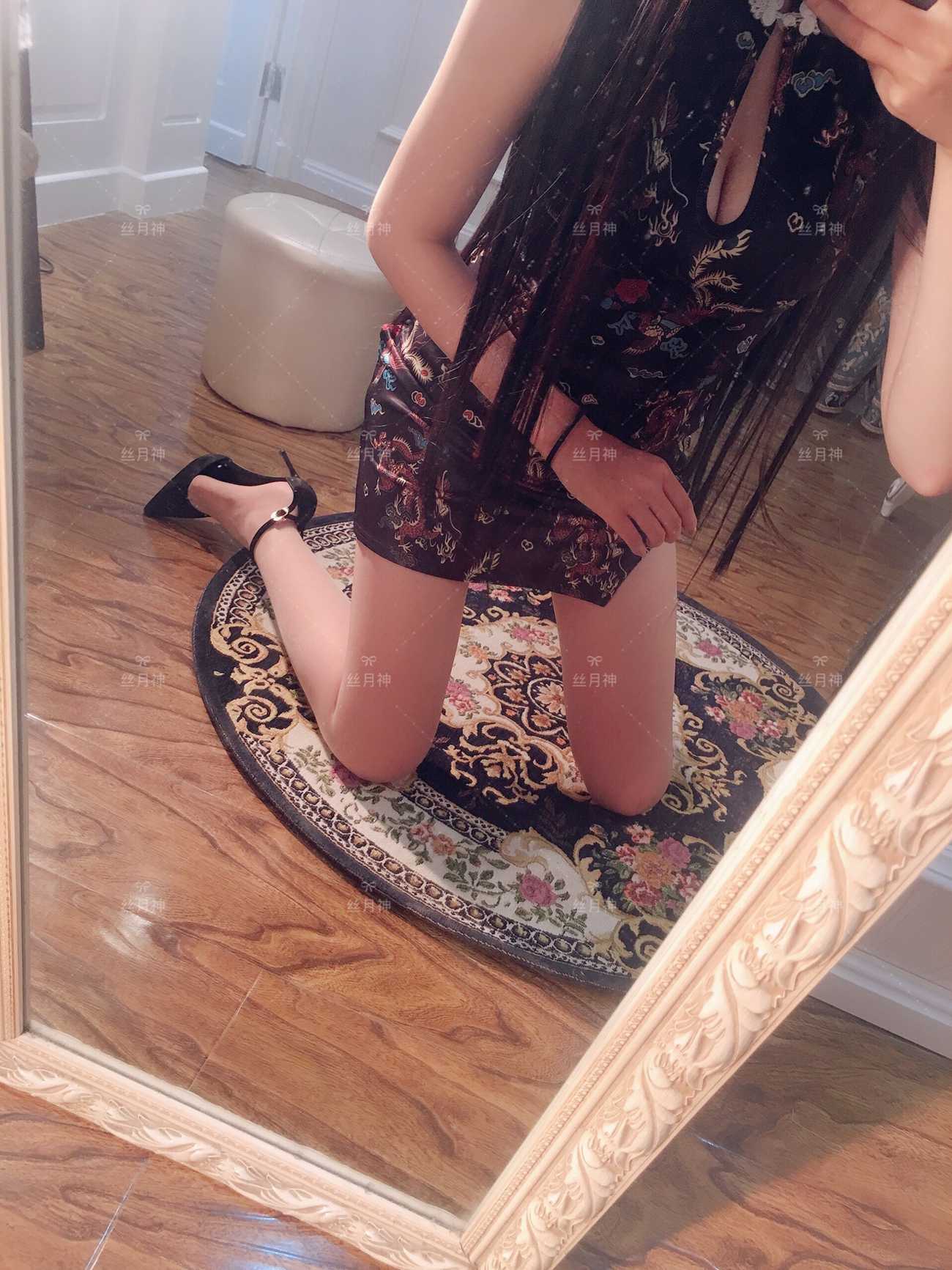 图片[15]-丝月神 008 旗袍肉丝绒面细系带高跟[96P] – 速更版-美库