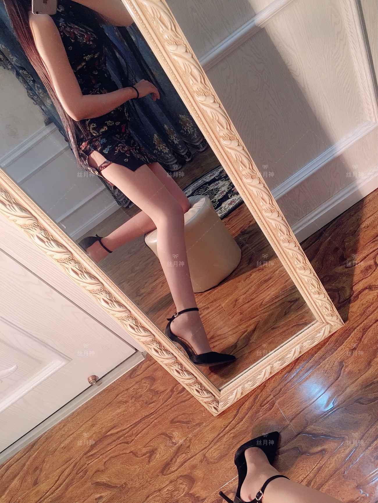 图片[21]-丝月神 008 旗袍肉丝绒面细系带高跟[96P] – 速更版-美库