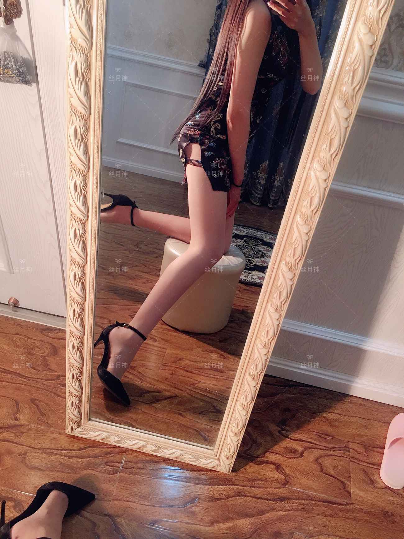 图片[23]-丝月神 008 旗袍肉丝绒面细系带高跟[96P] – 速更版-美库