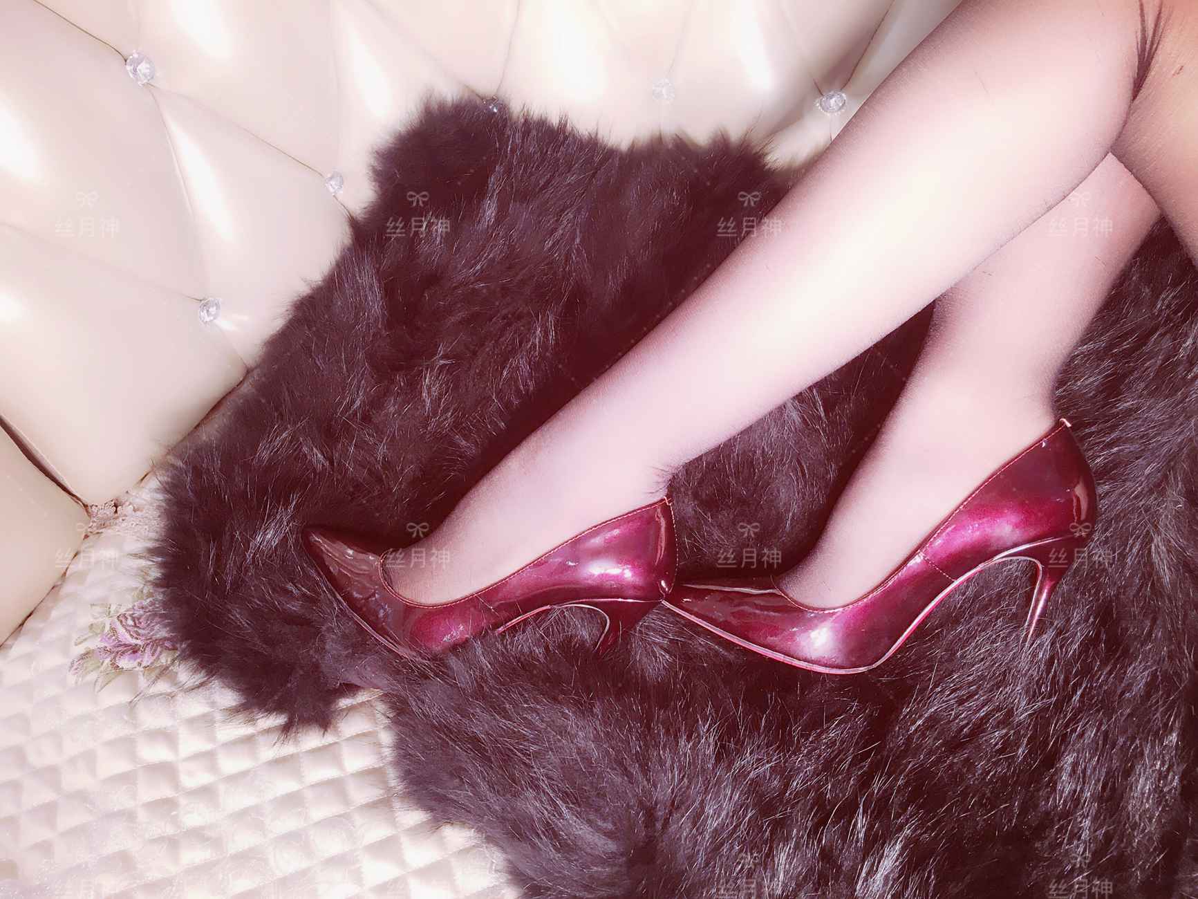 图片[52]-丝月神 007 红色孔雀翎酒红高跟[66P] – 速更版-美库