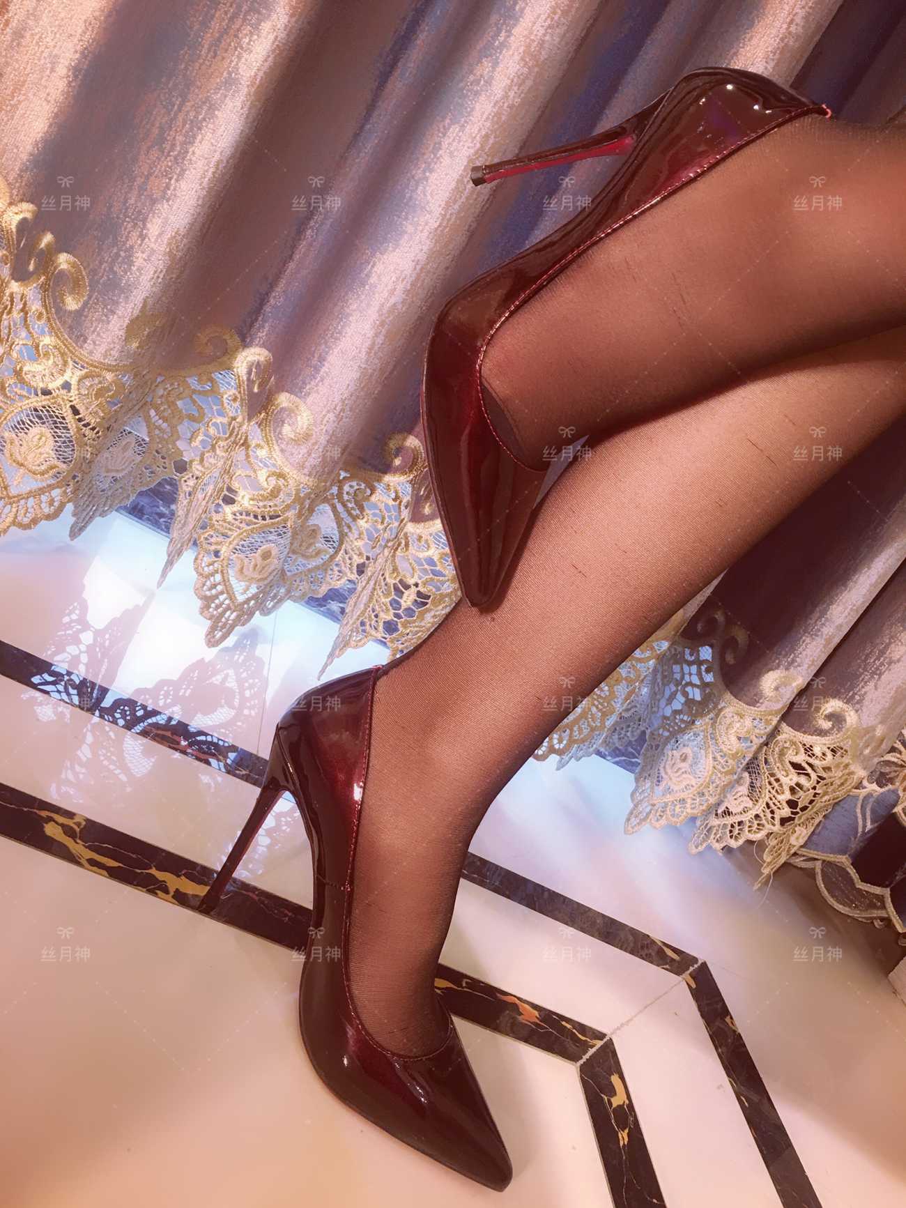 图片[63]-丝月神 007 红色孔雀翎酒红高跟[66P] – 速更版-美库