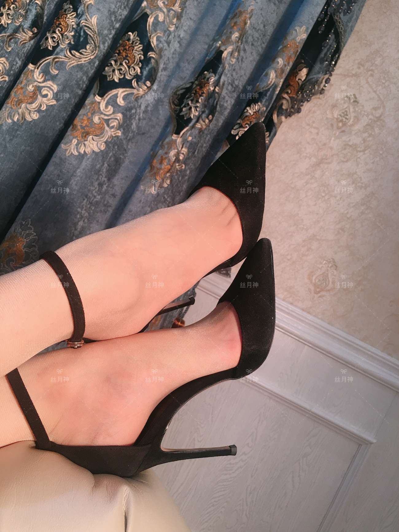 图片[62]-丝月神 008 旗袍肉丝绒面细系带高跟[96P] – 速更版-美库