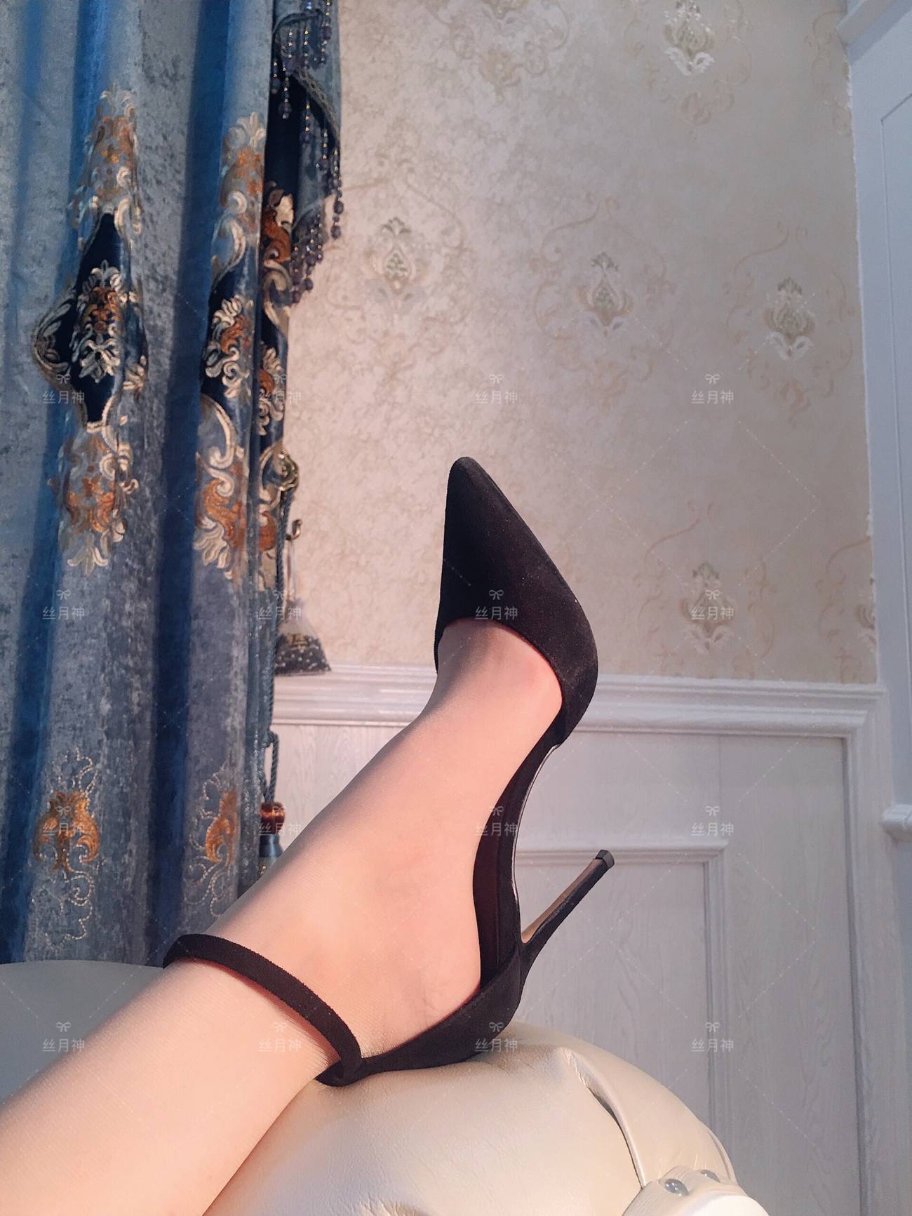 图片[90]-丝月神 008 旗袍肉丝绒面细系带高跟[96P] – 速更版-美库