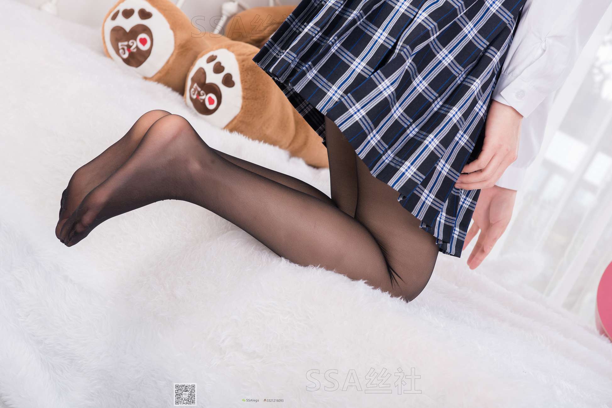 图片[18]-[SSA丝社]超清写真 NO.073 萱萱 JK制服黑丝写真集[122P] – 速更版-美库