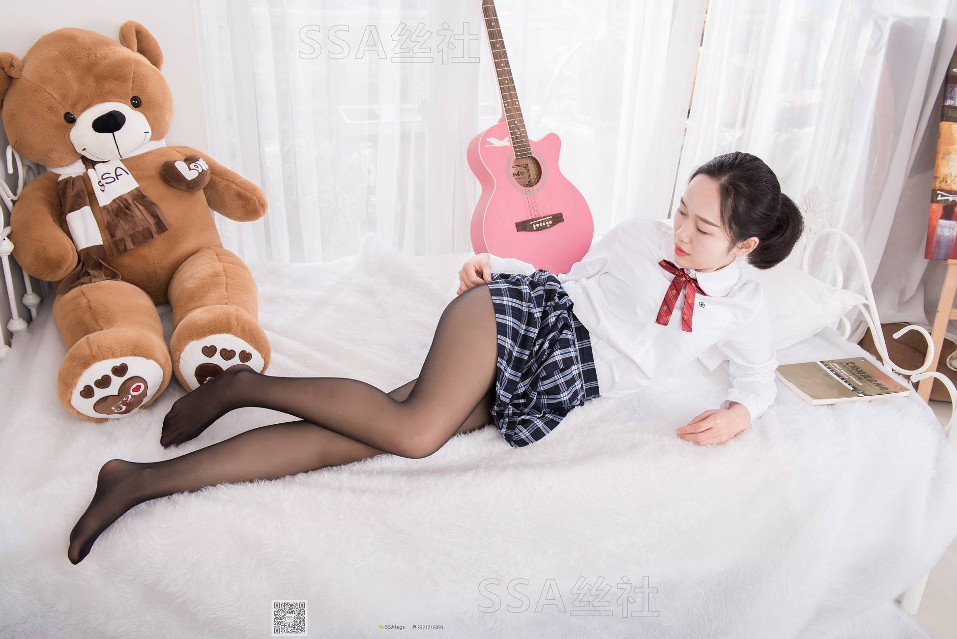 图片[52]-[SSA丝社]超清写真 NO.073 萱萱 JK制服黑丝写真集[122P] – 速更版-美库