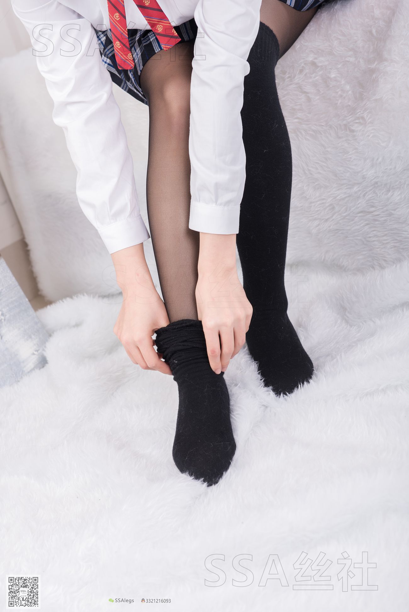 图片[81]-[SSA丝社]超清写真 NO.073 萱萱 JK制服黑丝写真集[122P] – 速更版-美库