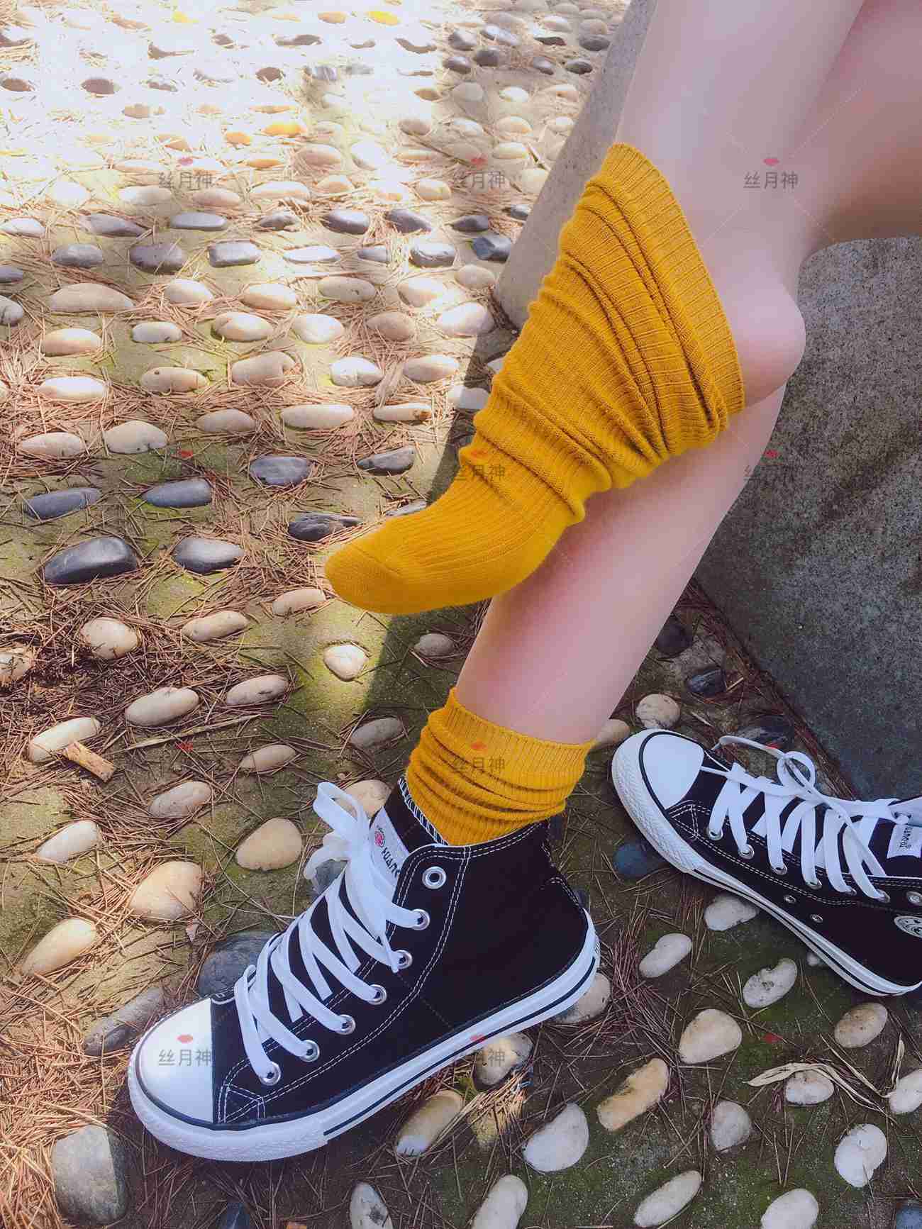 图片[27]-丝月神 011 堆堆袜 肉丝 匡威[78P] – 速更版-美库