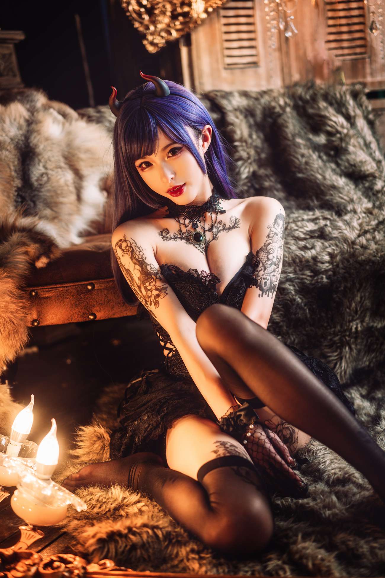 图片[17]-清水由乃 – 暗黑纹身[30P] – 速更版-美库