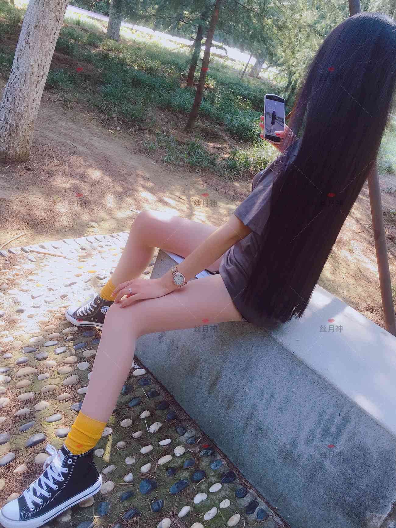 图片[42]-丝月神 011 堆堆袜 肉丝 匡威[78P] – 速更版-美库