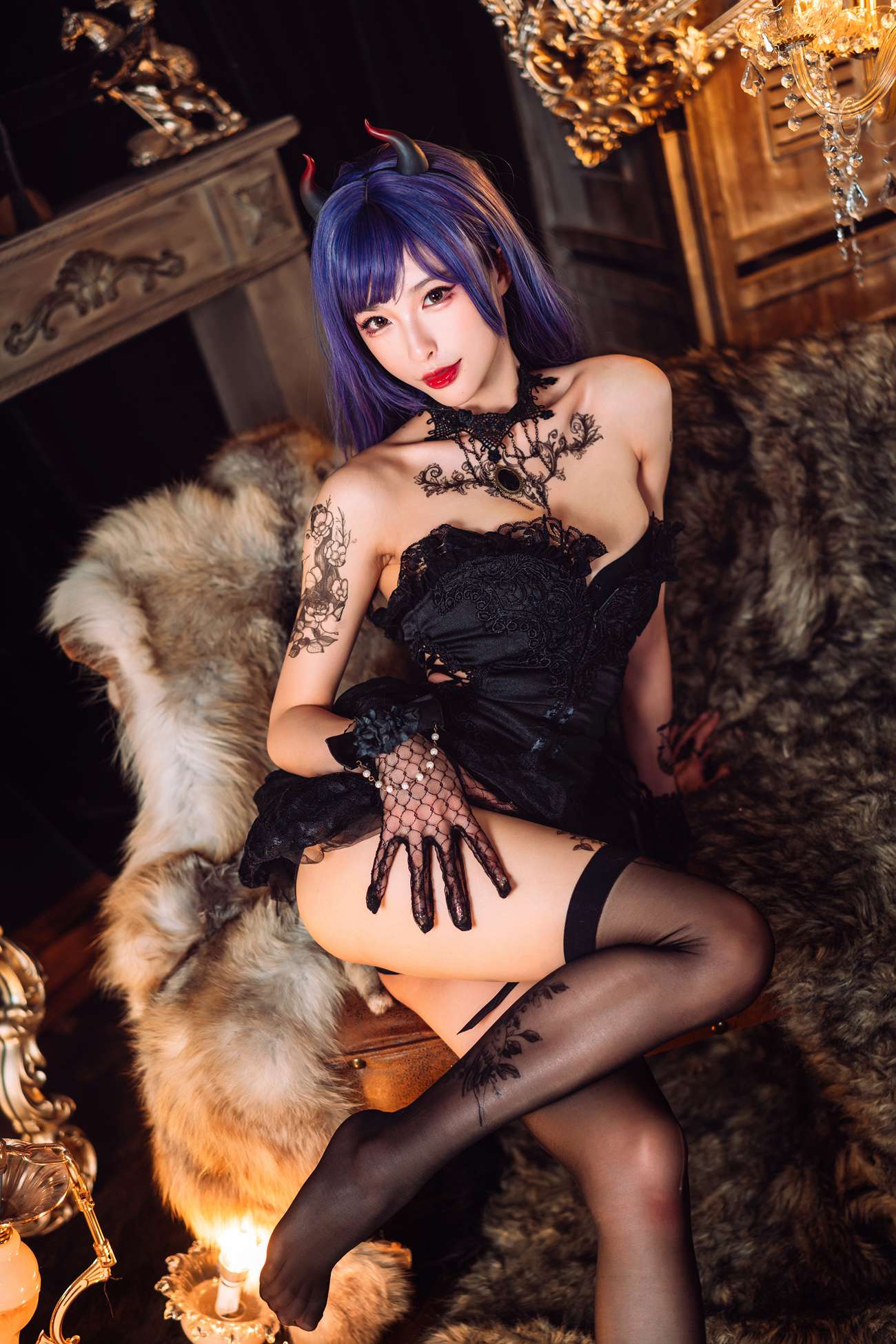 图片[23]-清水由乃 – 暗黑纹身[30P] – 速更版-美库