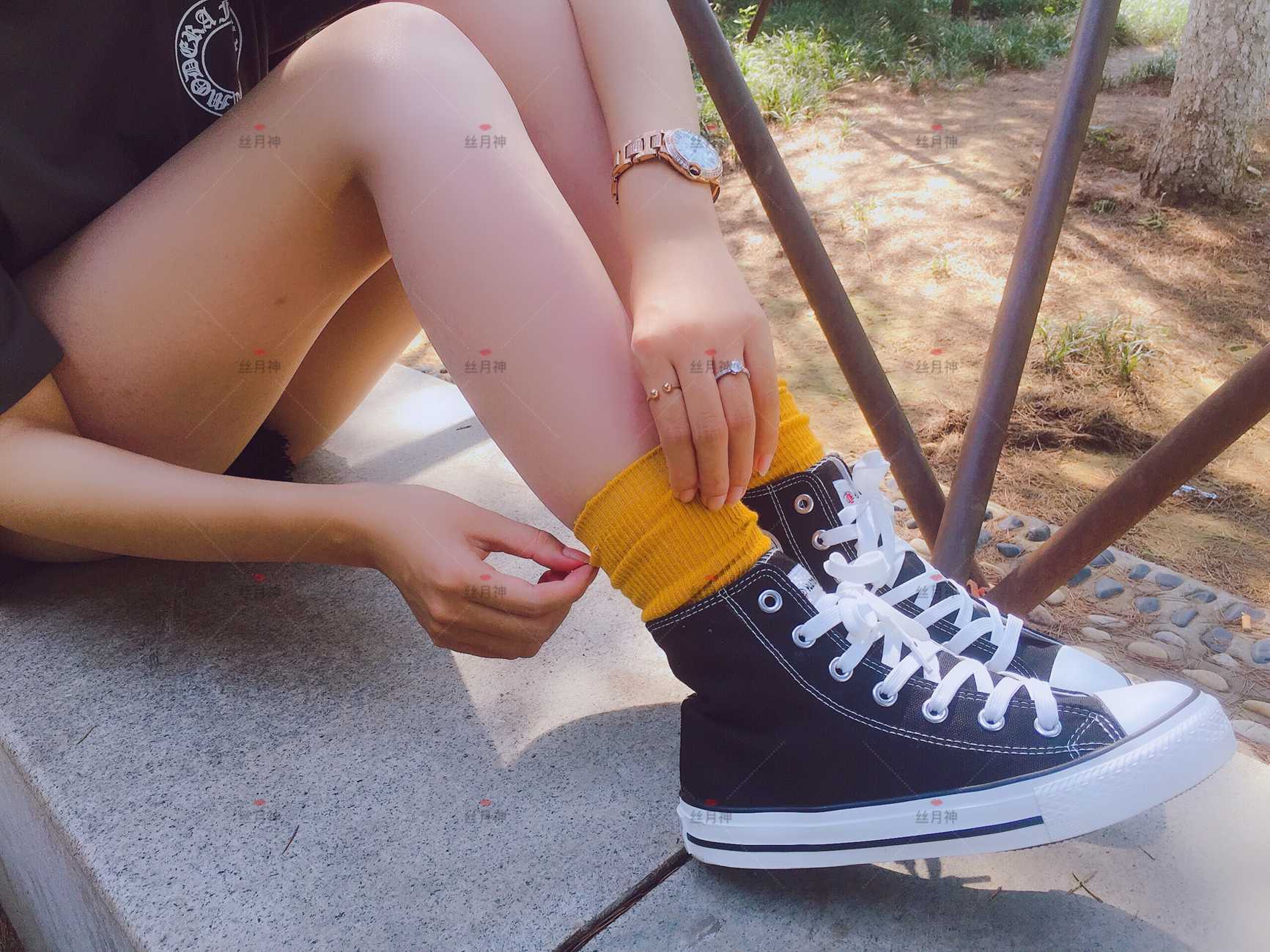 图片[45]-丝月神 011 堆堆袜 肉丝 匡威[78P] – 速更版-美库