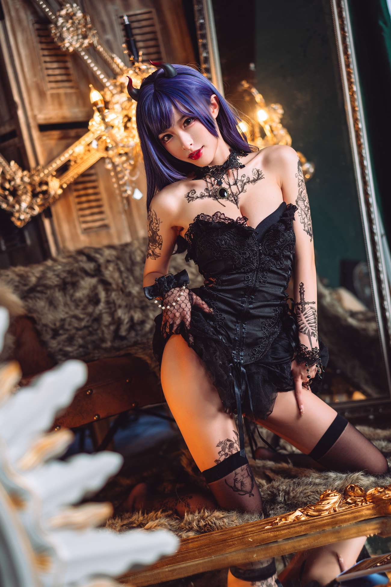 图片[29]-清水由乃 – 暗黑纹身[30P] – 速更版-美库