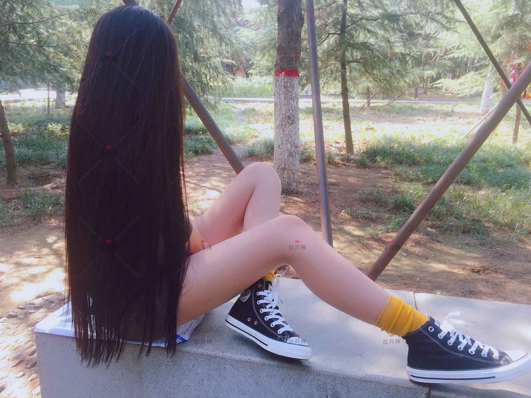 图片[51]-丝月神 011 堆堆袜 肉丝 匡威[78P] – 速更版-美库