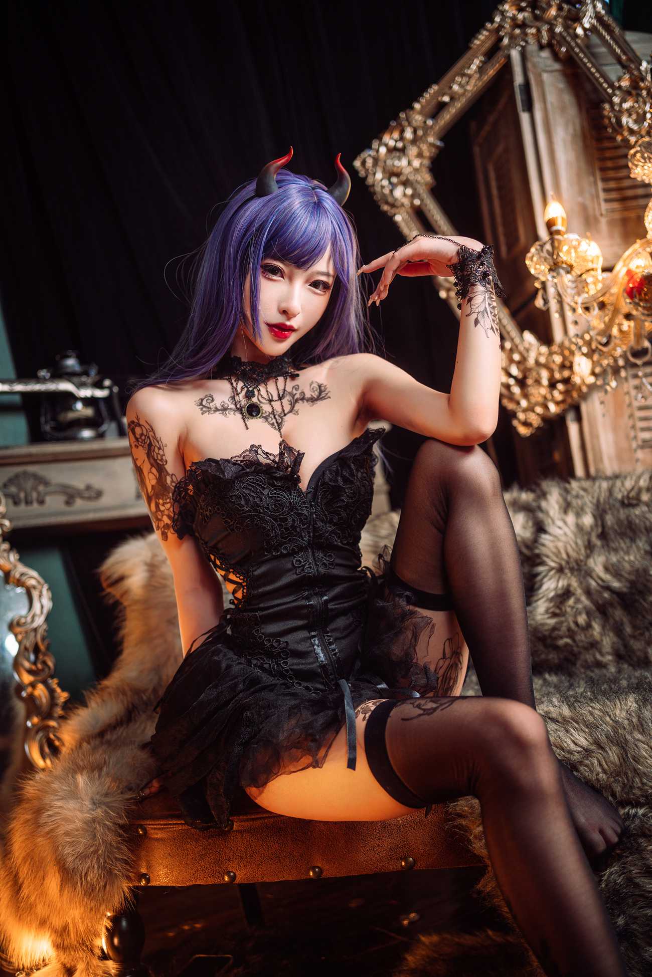 图片[31]-清水由乃 – 暗黑纹身[30P] – 速更版-美库