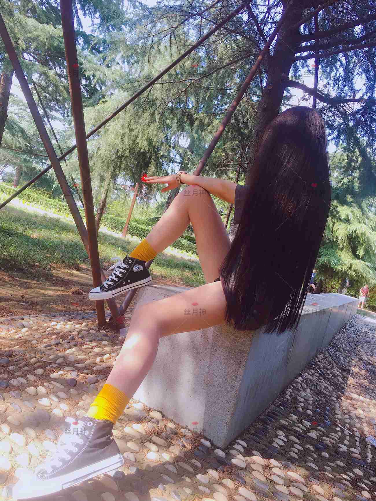图片[55]-丝月神 011 堆堆袜 肉丝 匡威[78P] – 速更版-美库