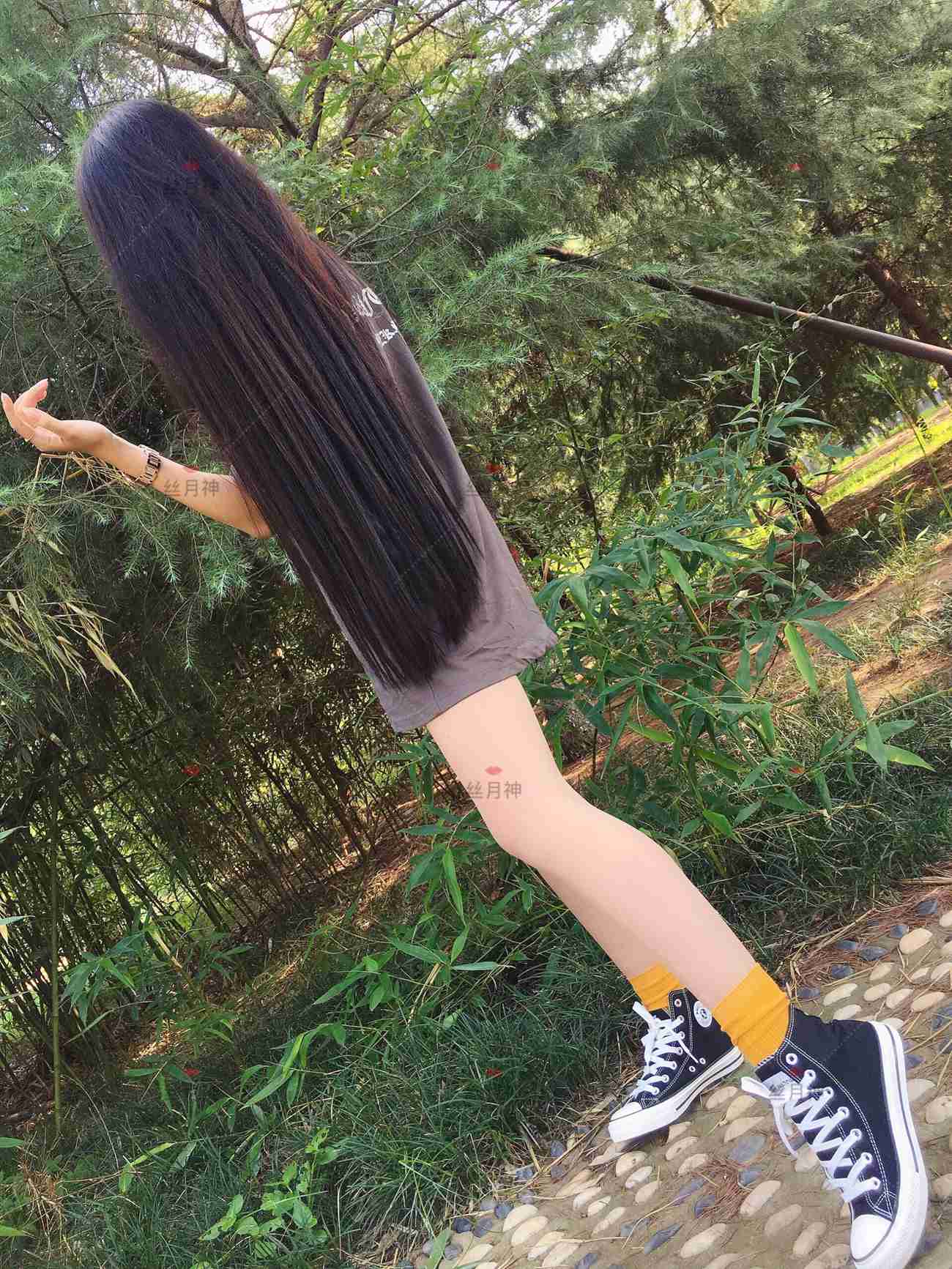 图片[68]-丝月神 011 堆堆袜 肉丝 匡威[78P] – 速更版-美库