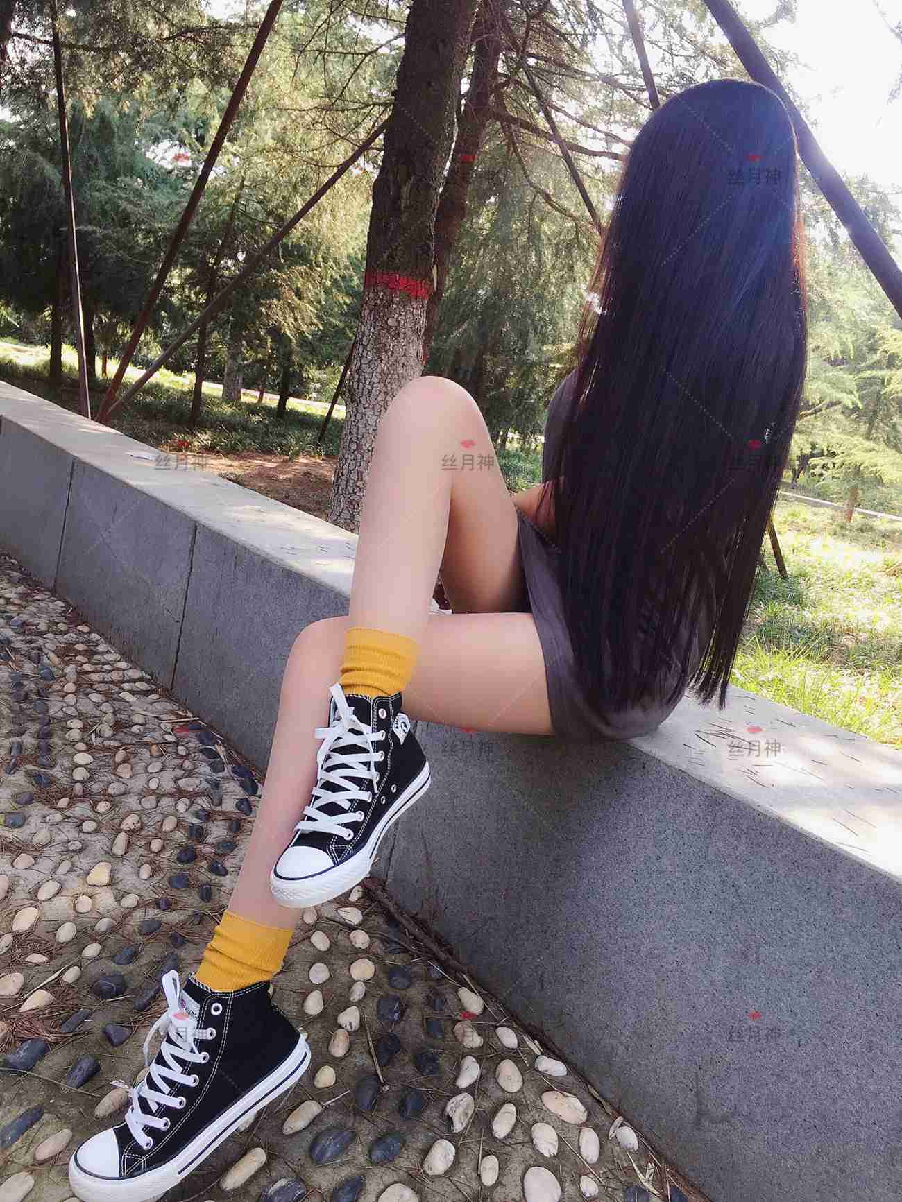 图片[71]-丝月神 011 堆堆袜 肉丝 匡威[78P] – 速更版-美库