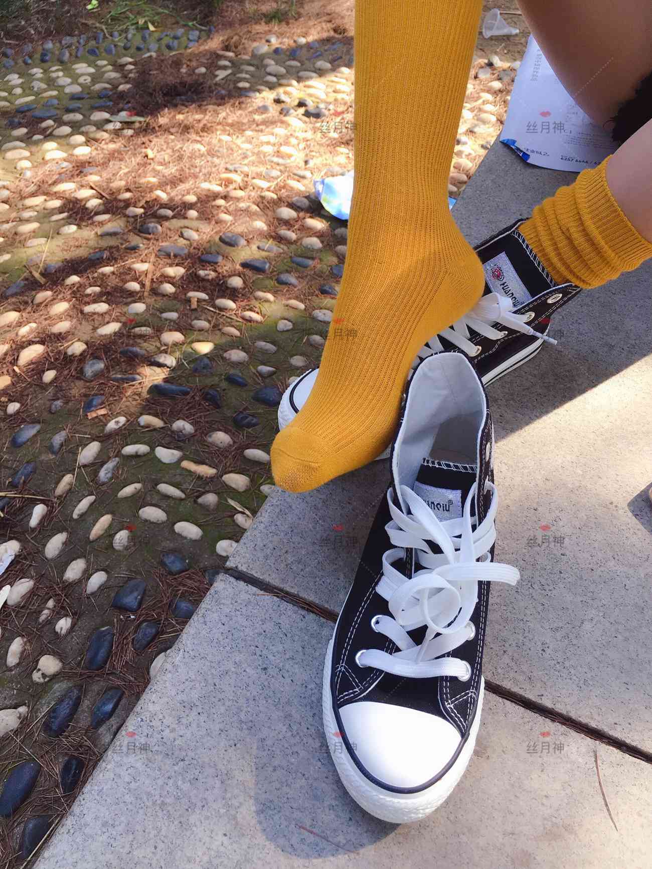 图片[77]-丝月神 011 堆堆袜 肉丝 匡威[78P] – 速更版-美库