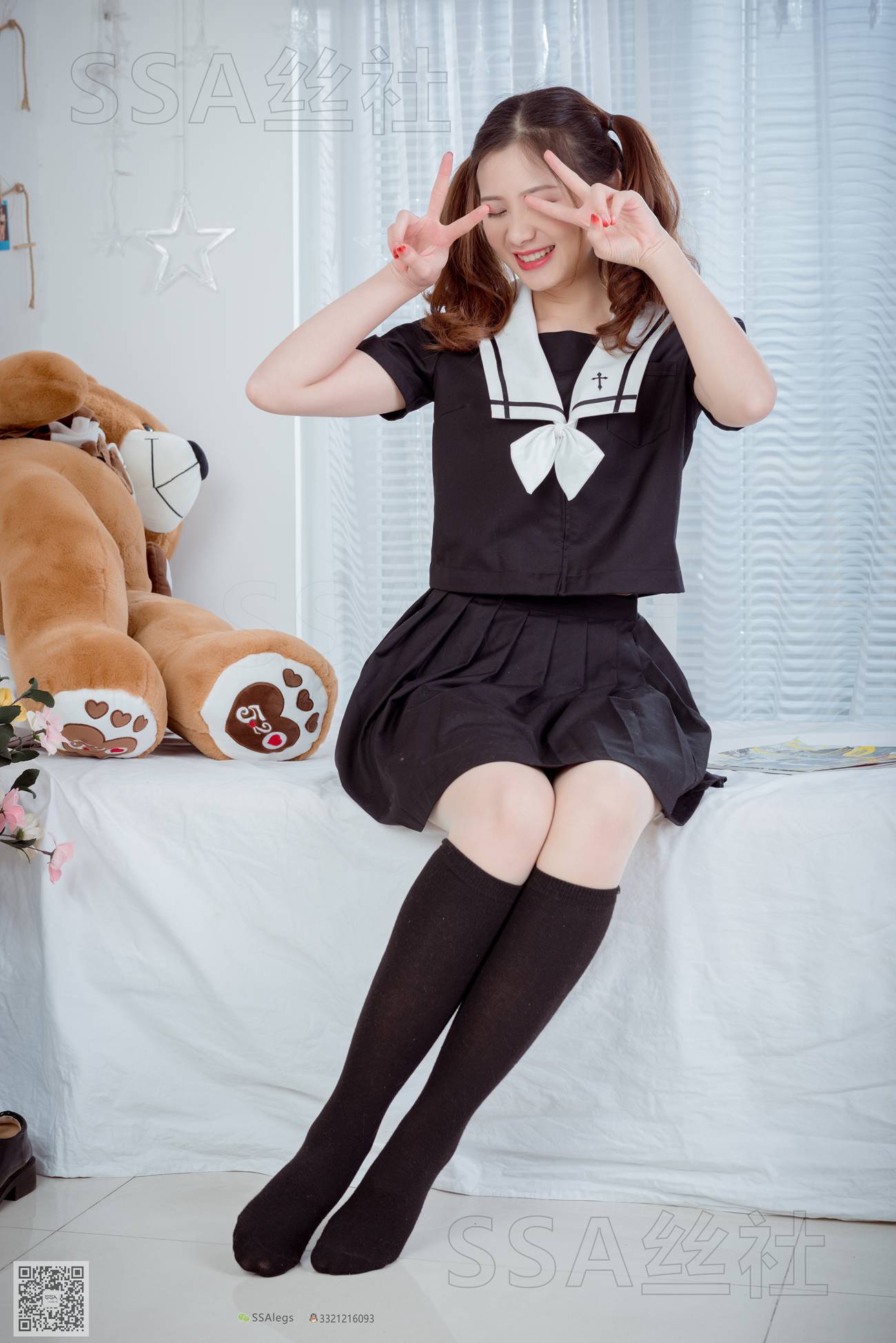 图片[56]-[SSA丝社]超清写真 NO.079 雯雯 笑容治愈系小姐姐JK制服[132P] – 速更版-美库