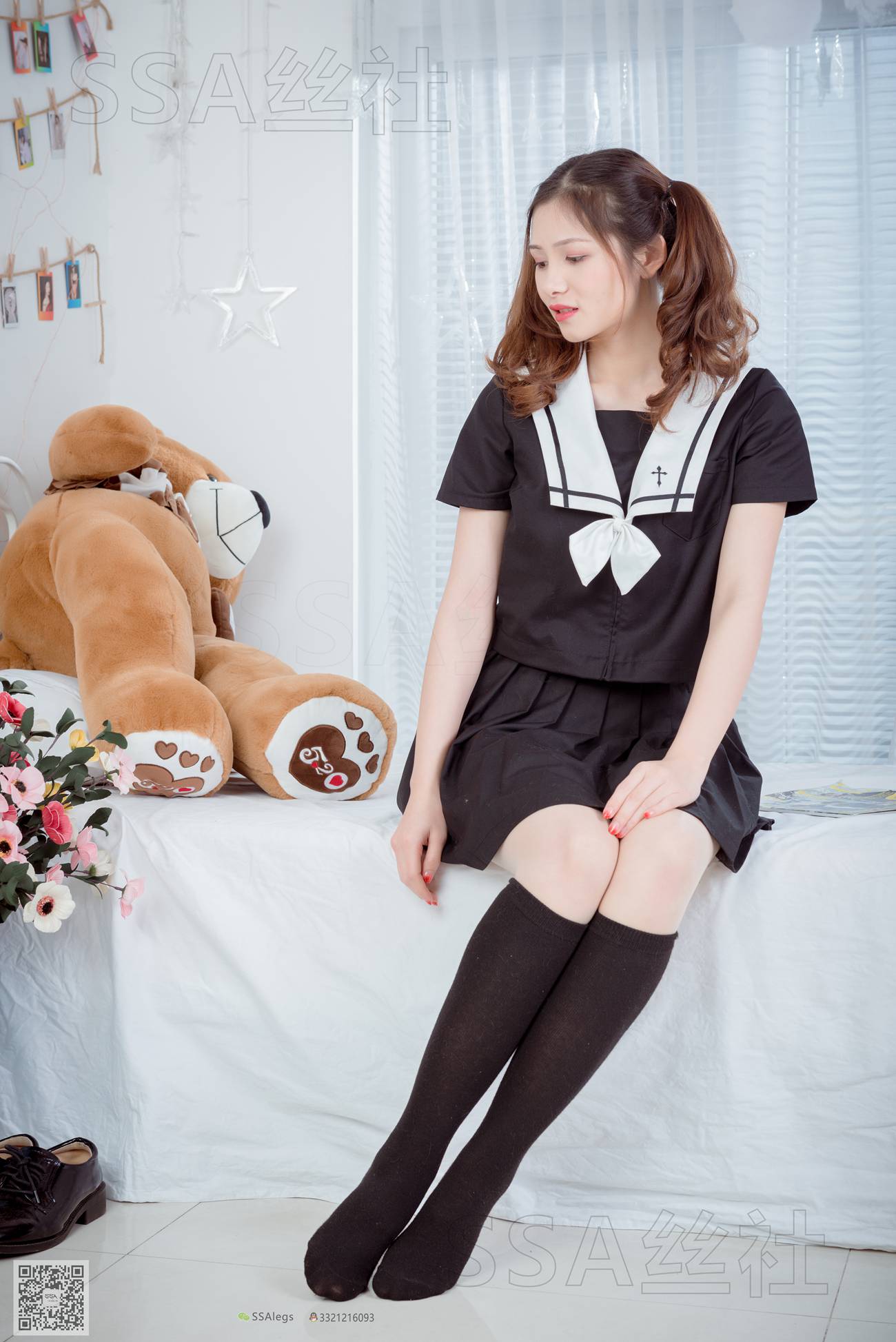 图片[57]-[SSA丝社]超清写真 NO.079 雯雯 笑容治愈系小姐姐JK制服[132P] – 速更版-美库