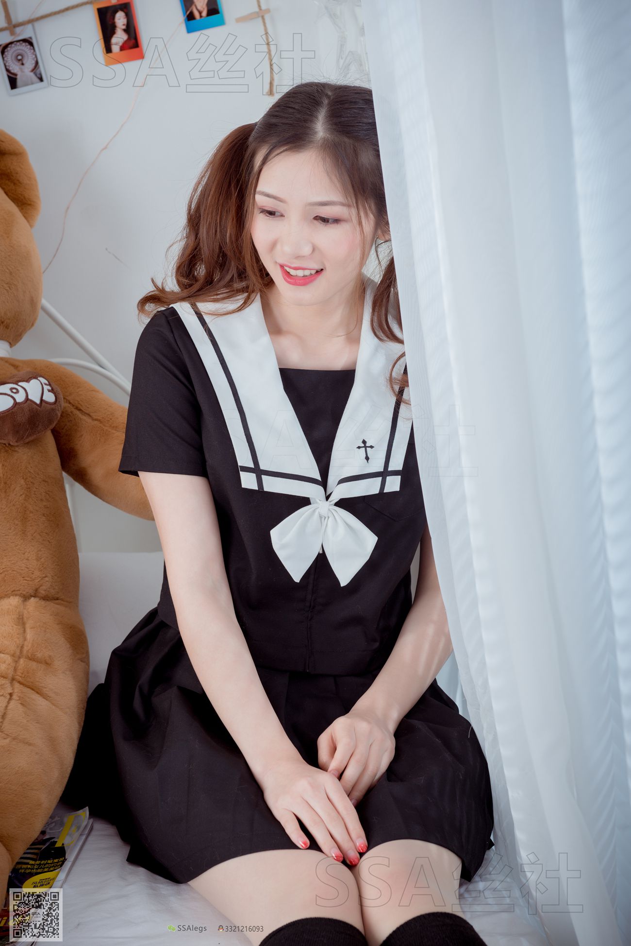 图片[64]-[SSA丝社]超清写真 NO.079 雯雯 笑容治愈系小姐姐JK制服[132P] – 速更版-美库