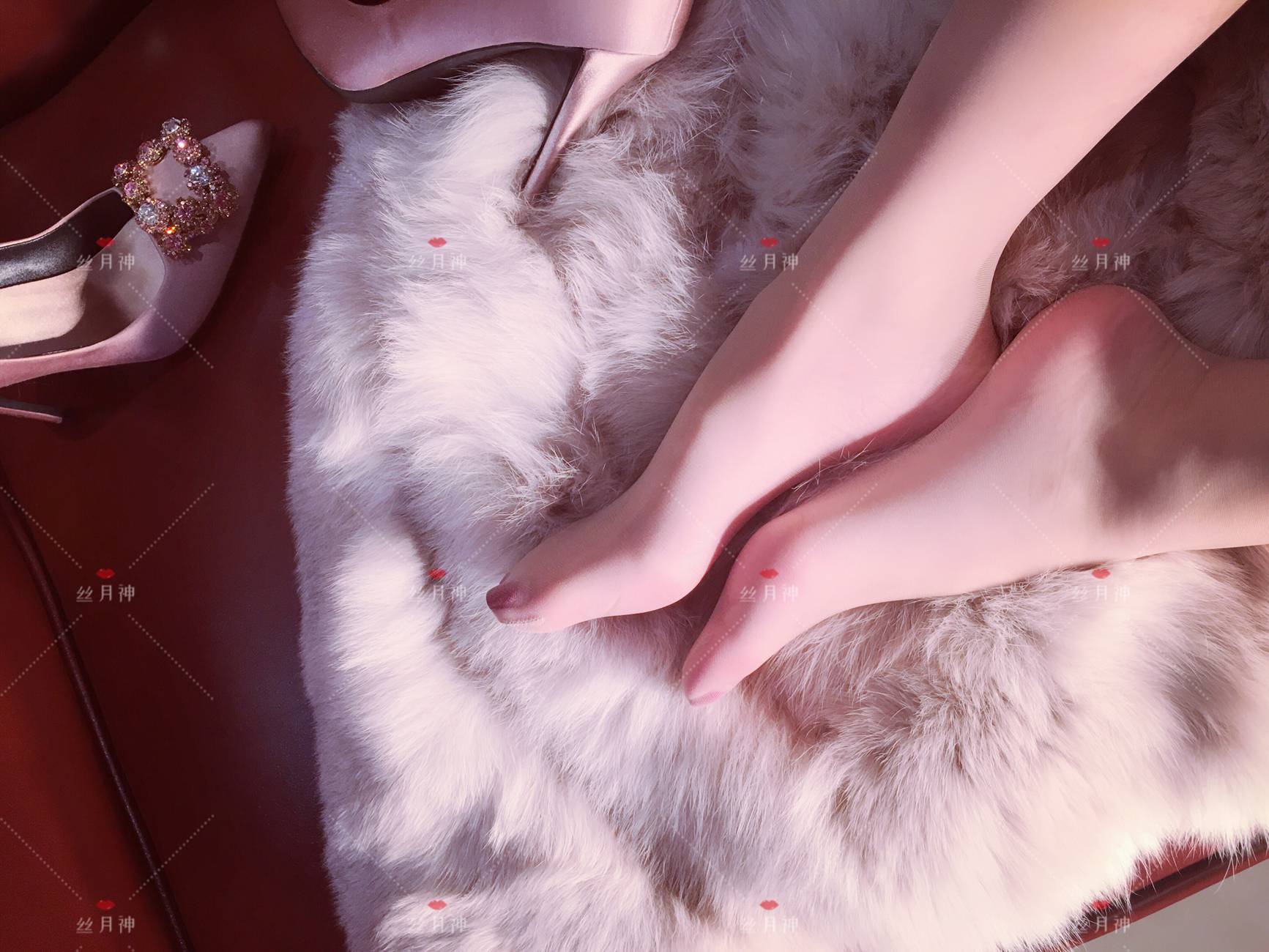 图片[11]-丝月神 013 肉丝 香槟色方扣高跟[73P] – 速更版-美库