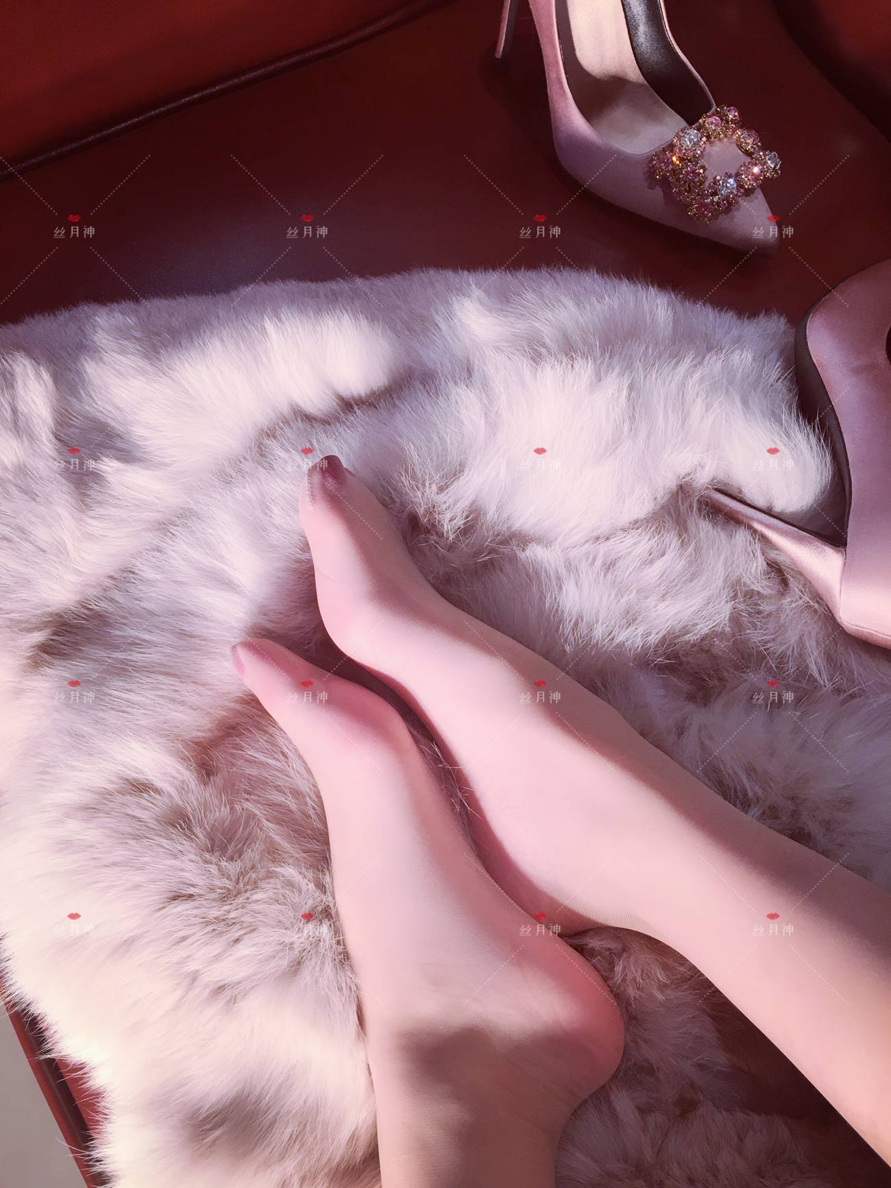 图片[13]-丝月神 013 肉丝 香槟色方扣高跟[73P] – 速更版-美库