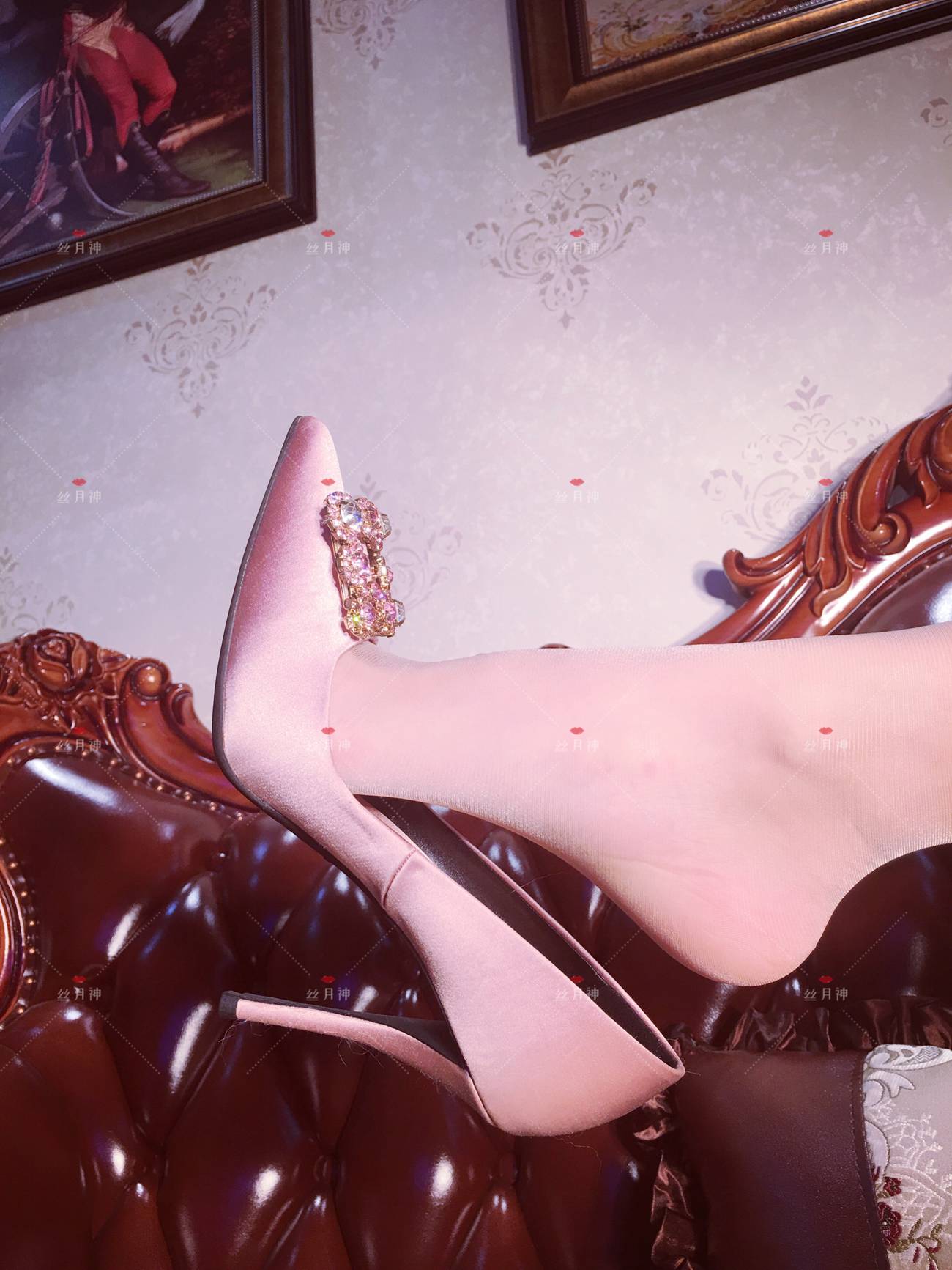 图片[35]-丝月神 013 肉丝 香槟色方扣高跟[73P] – 速更版-美库