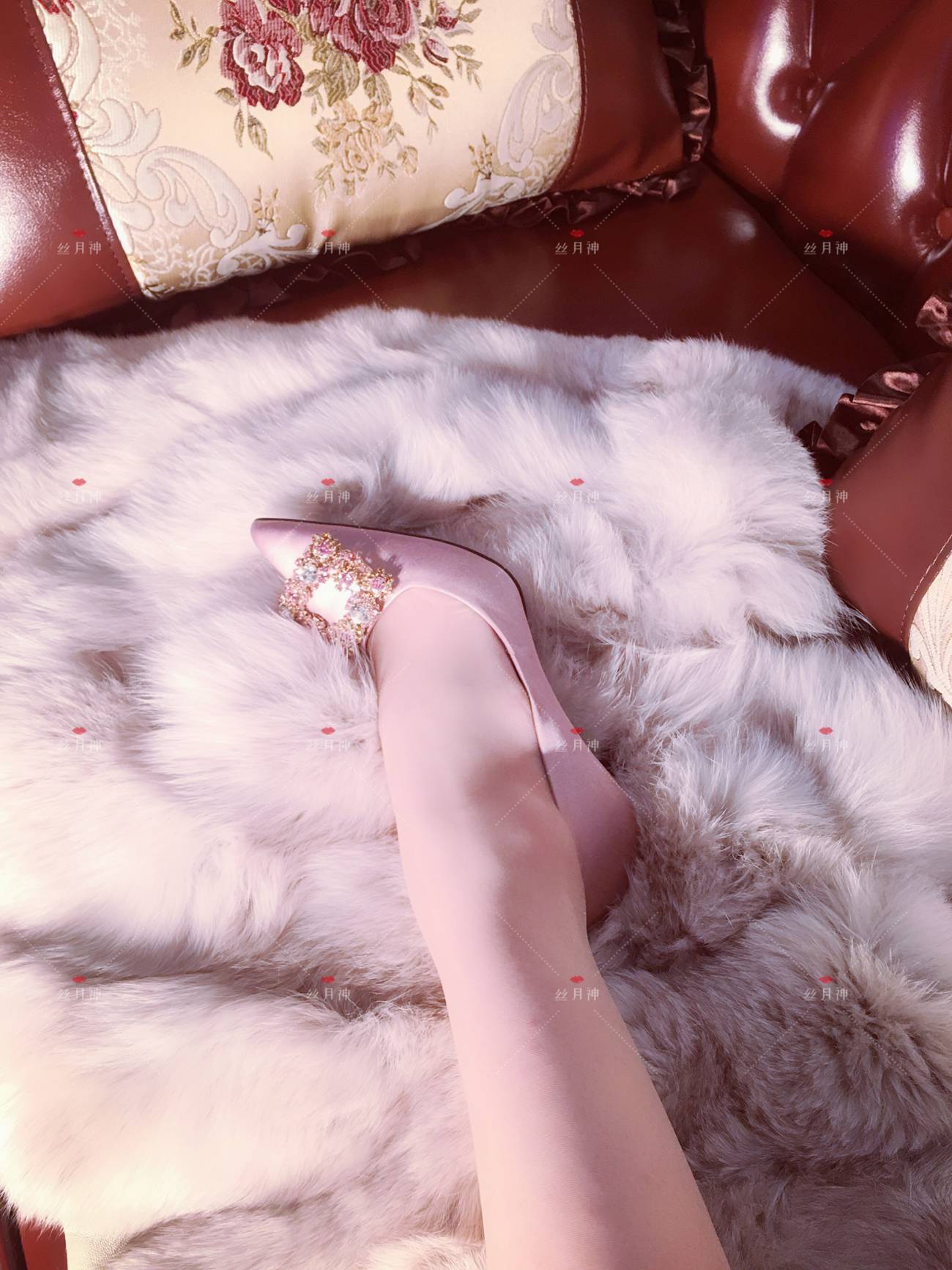 图片[41]-丝月神 013 肉丝 香槟色方扣高跟[73P] – 速更版-美库