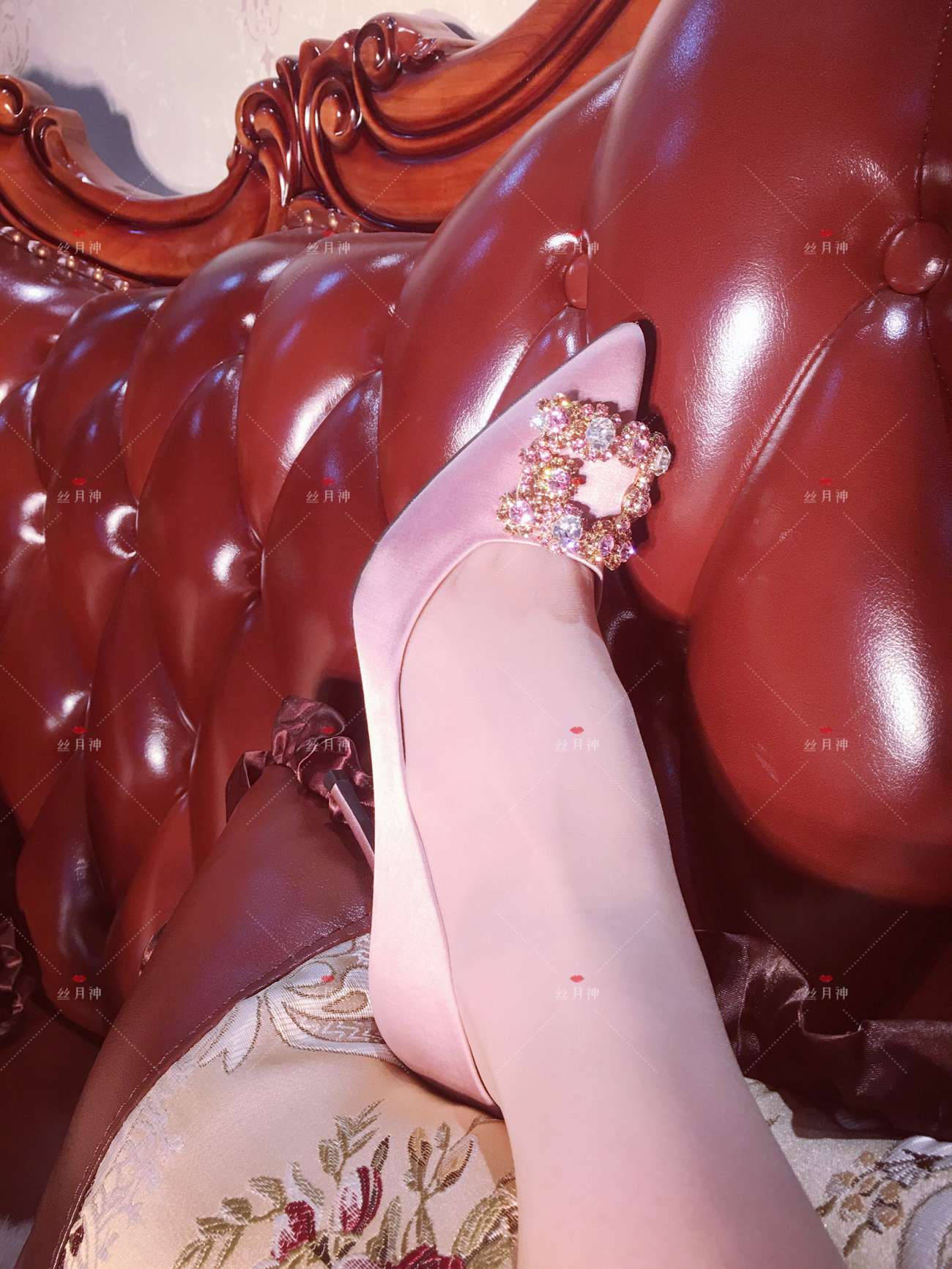图片[45]-丝月神 013 肉丝 香槟色方扣高跟[73P] – 速更版-美库