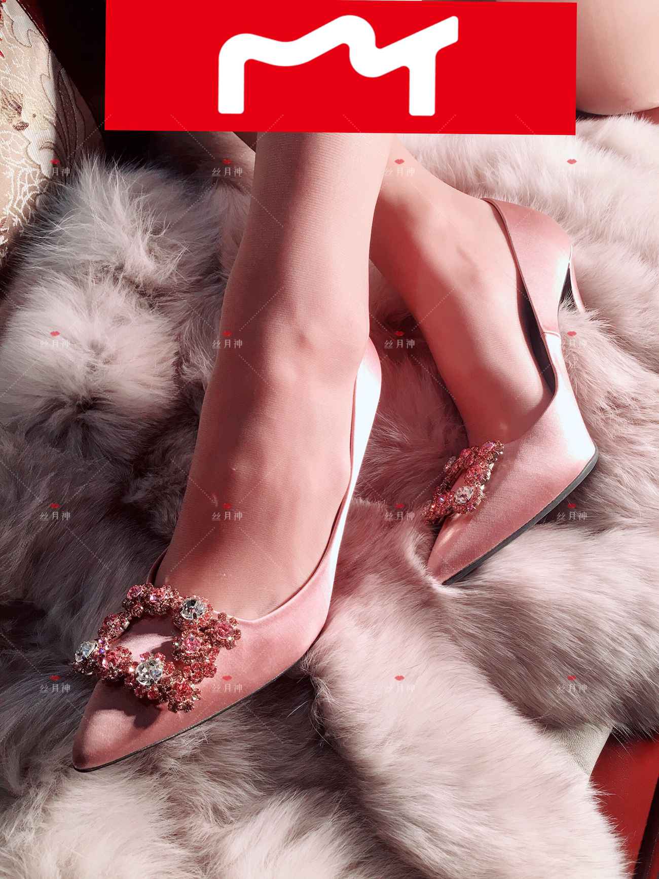 图片[55]-丝月神 013 肉丝 香槟色方扣高跟[73P] – 速更版-美库