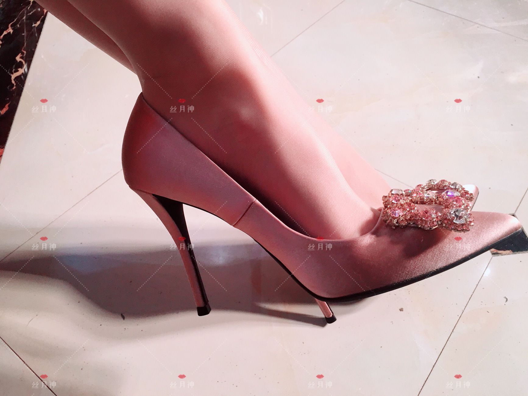 图片[68]-丝月神 013 肉丝 香槟色方扣高跟[73P] – 速更版-美库