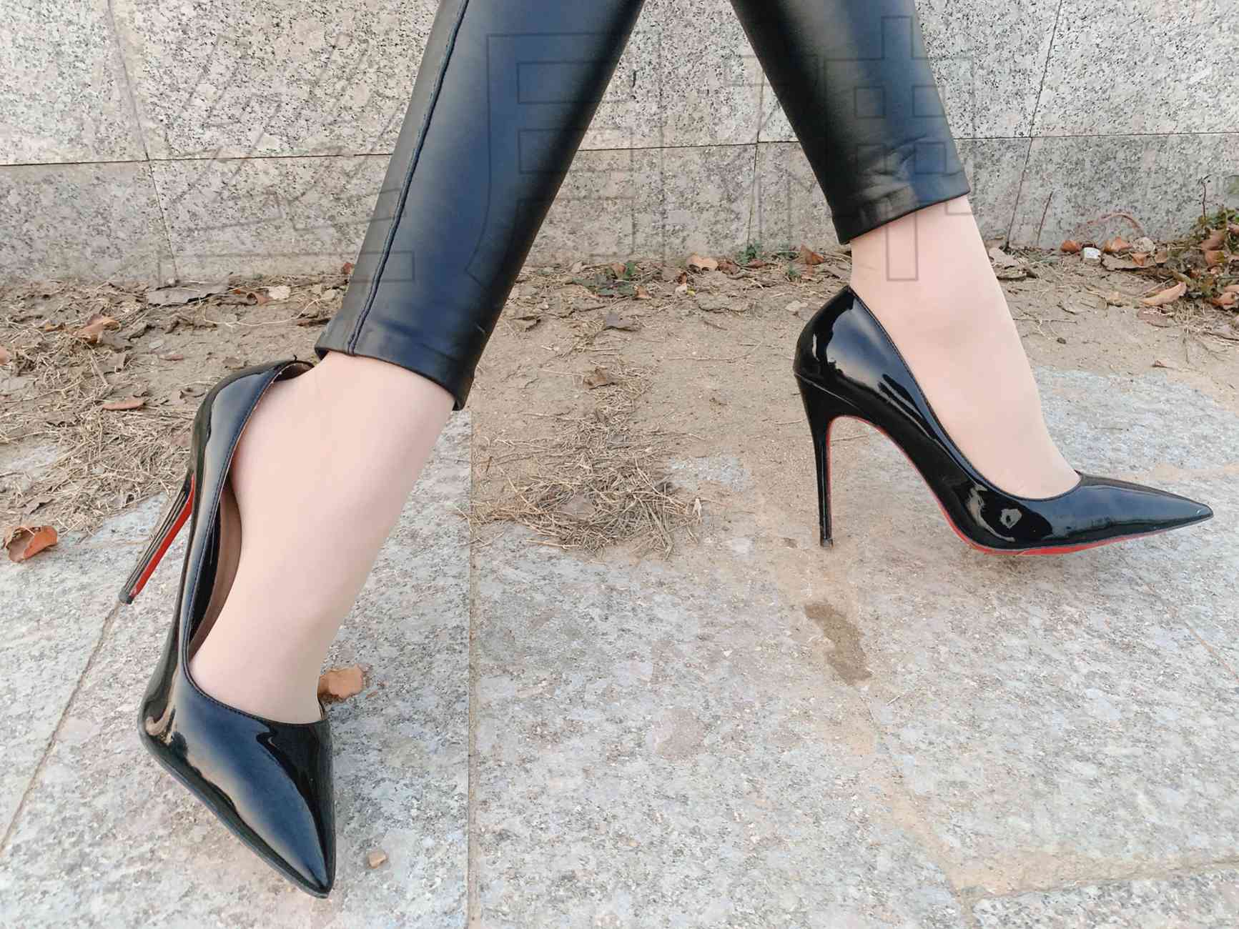 图片[47]-丝月神 016 外拍皮裤肉丝漆皮黑高跟[57P] – 速更版-美库