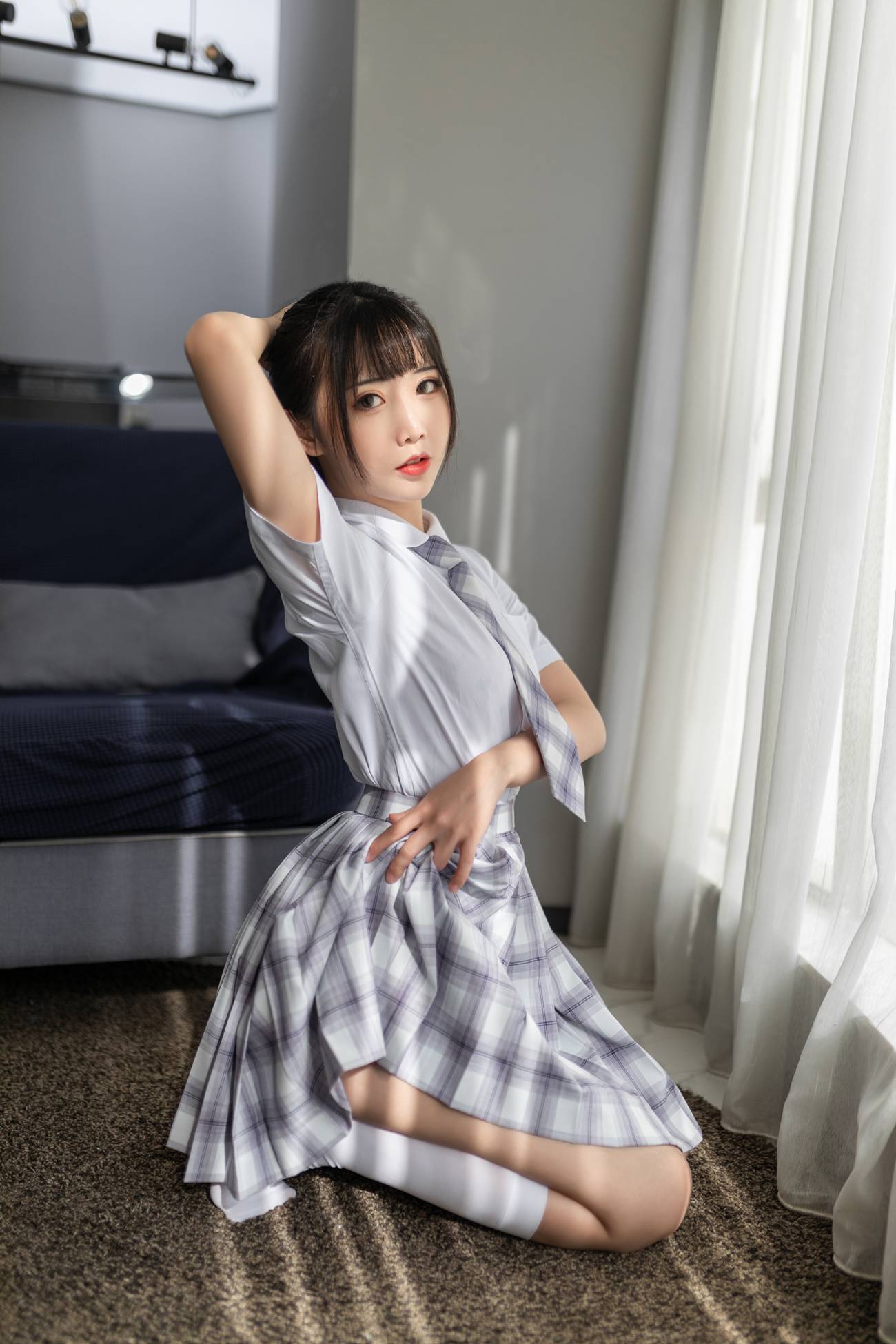 图片[36]-面饼仙儿 – 制服少女[40P] – 速更版-美库