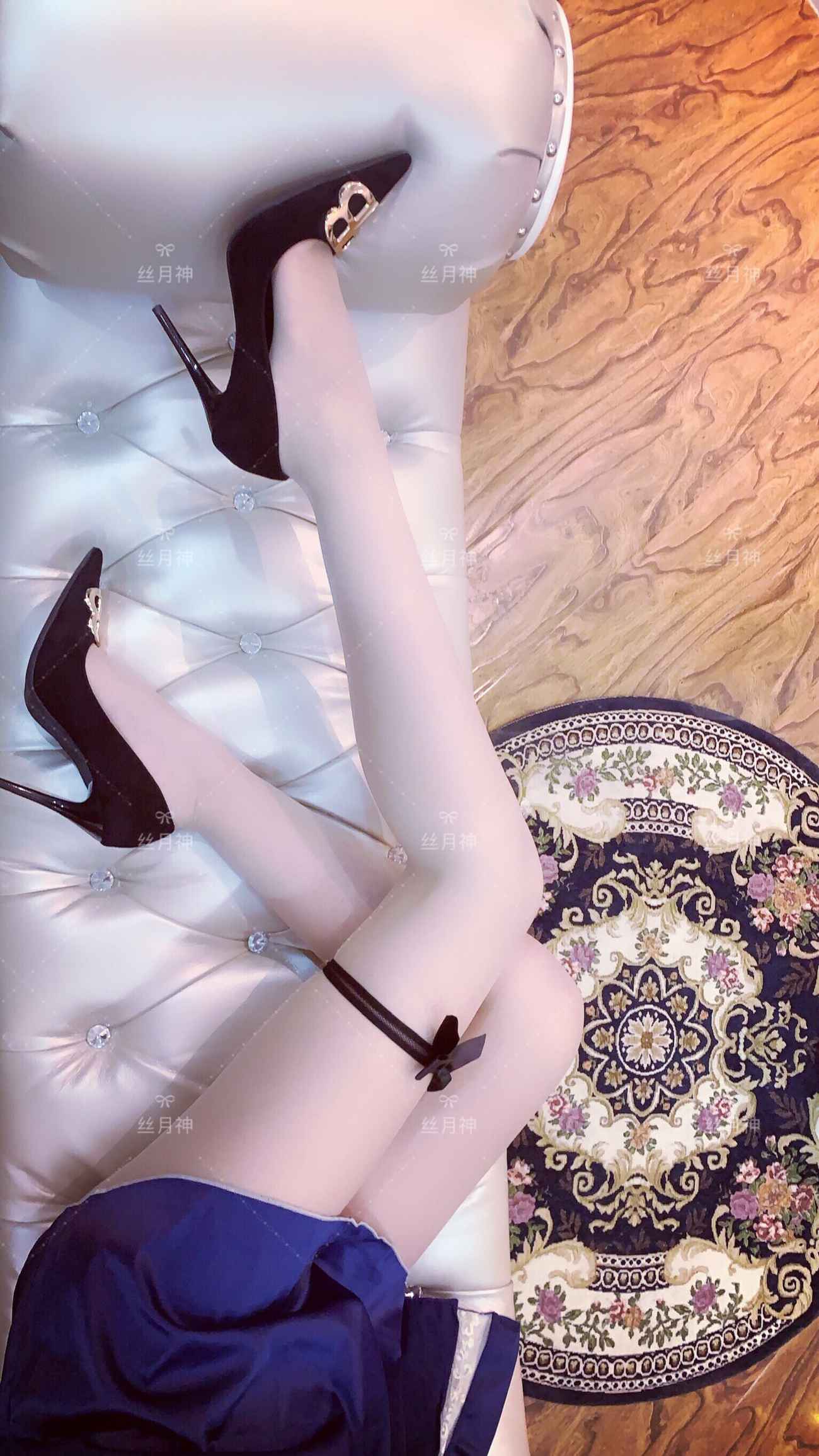 图片[21]-丝月神 017 维密睡衣肉丝绒面高跟[88P] – 速更版-美库