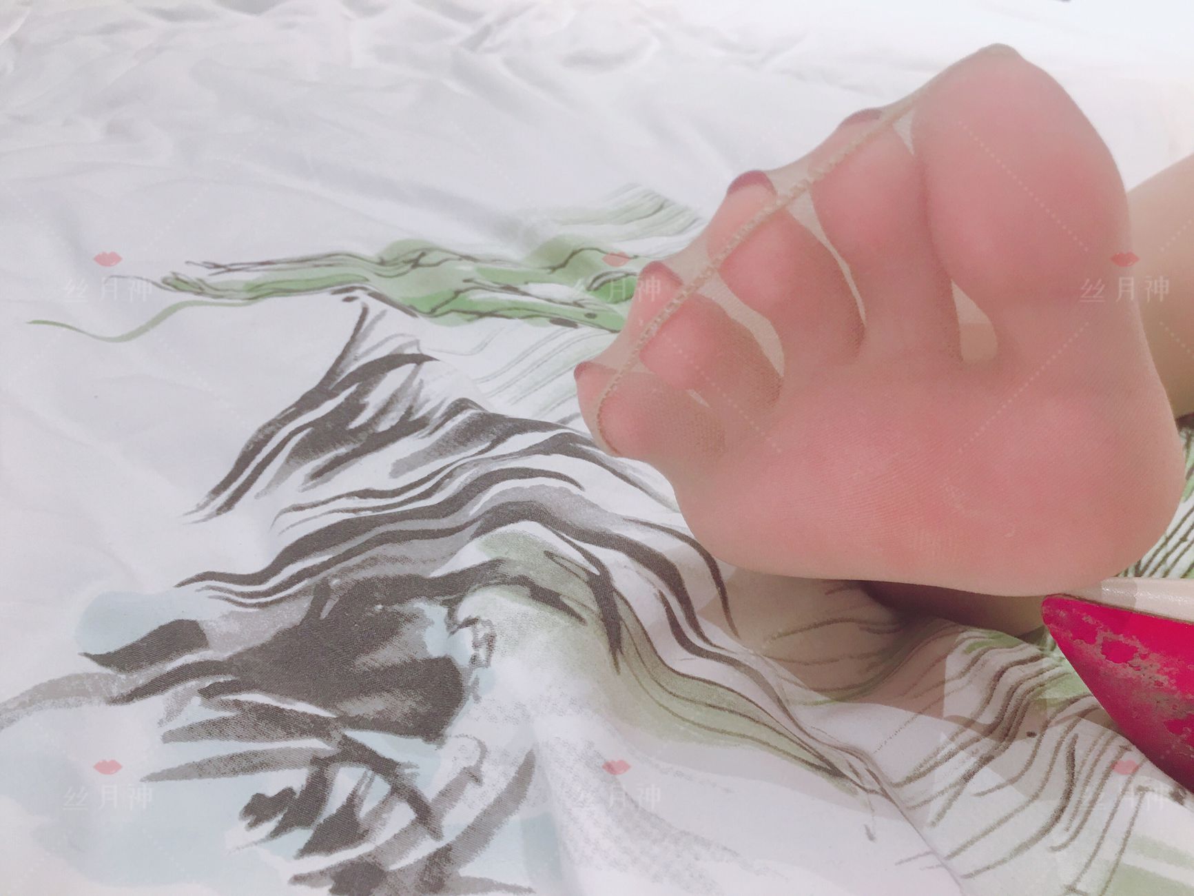 图片[24]-丝月神 018 白色筒袜肉丝杏色高跟[31P] – 速更版-美库