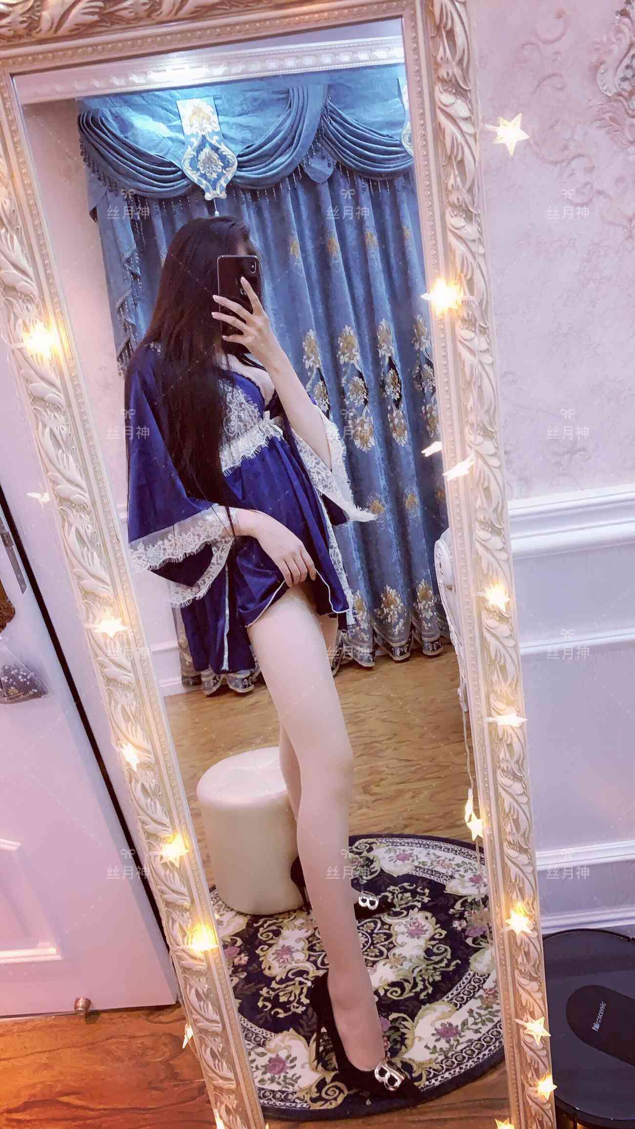 图片[40]-丝月神 017 维密睡衣肉丝绒面高跟[88P] – 速更版-美库