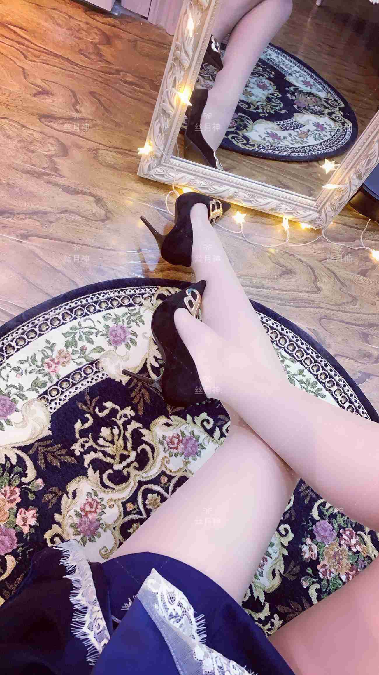 图片[41]-丝月神 017 维密睡衣肉丝绒面高跟[88P] – 速更版-美库