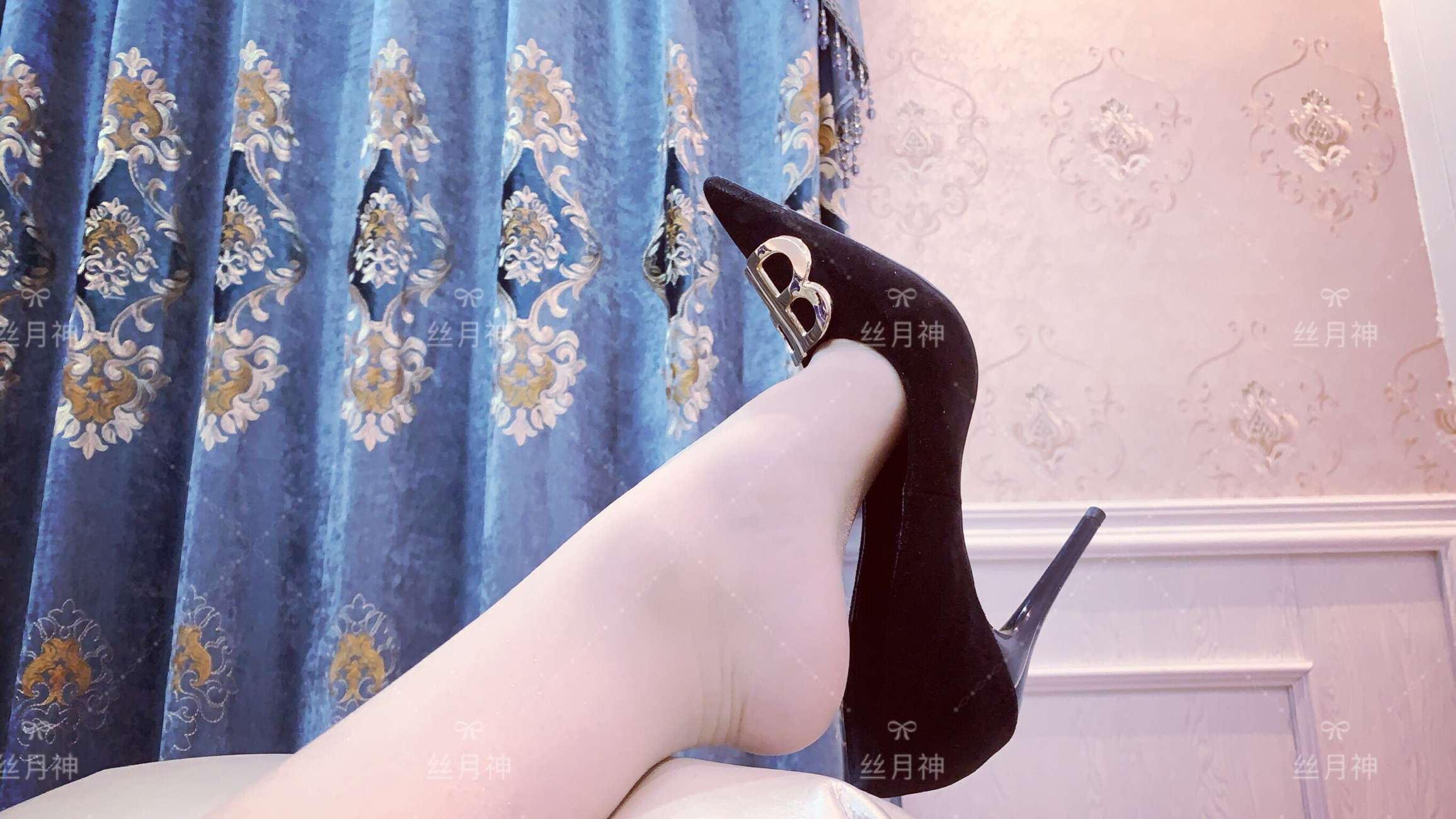 图片[51]-丝月神 017 维密睡衣肉丝绒面高跟[88P] – 速更版-美库