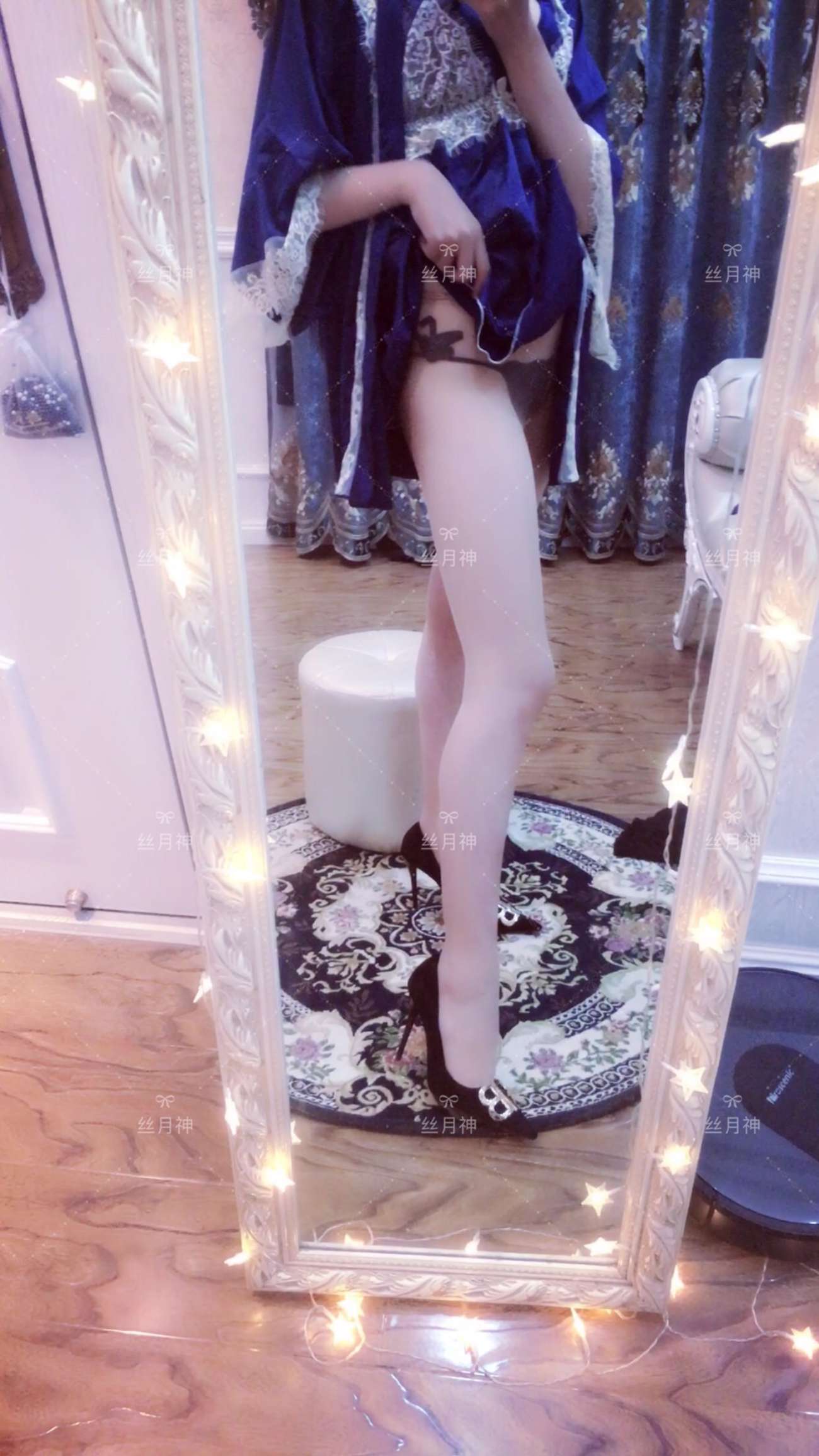 图片[66]-丝月神 017 维密睡衣肉丝绒面高跟[88P] – 速更版-美库