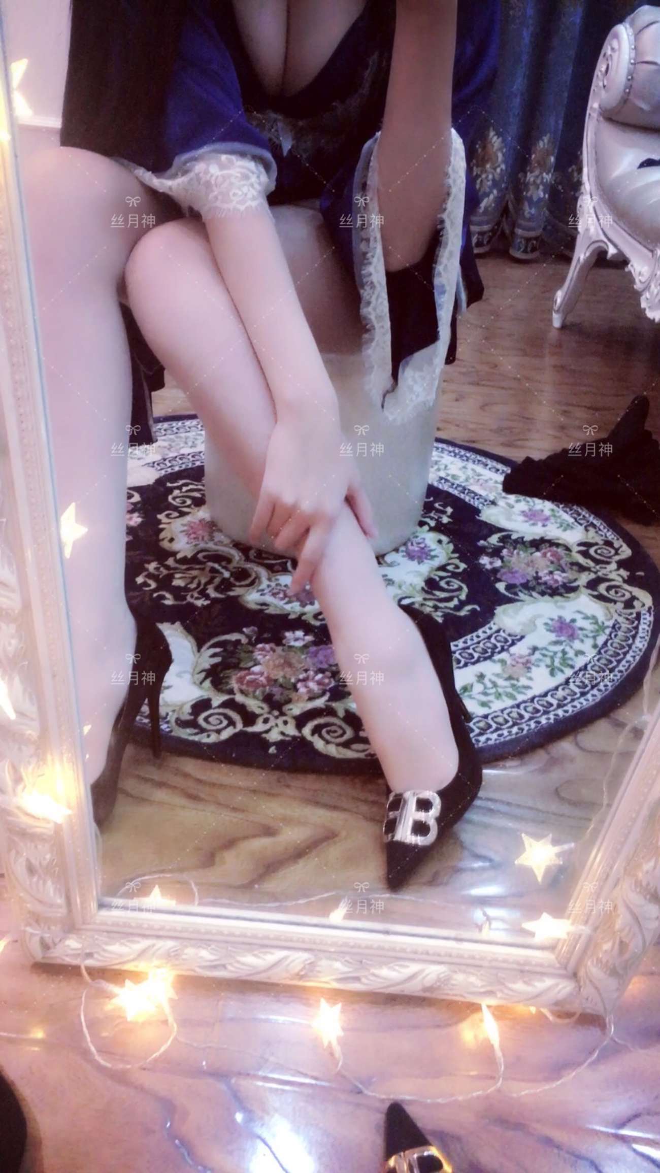 图片[76]-丝月神 017 维密睡衣肉丝绒面高跟[88P] – 速更版-美库