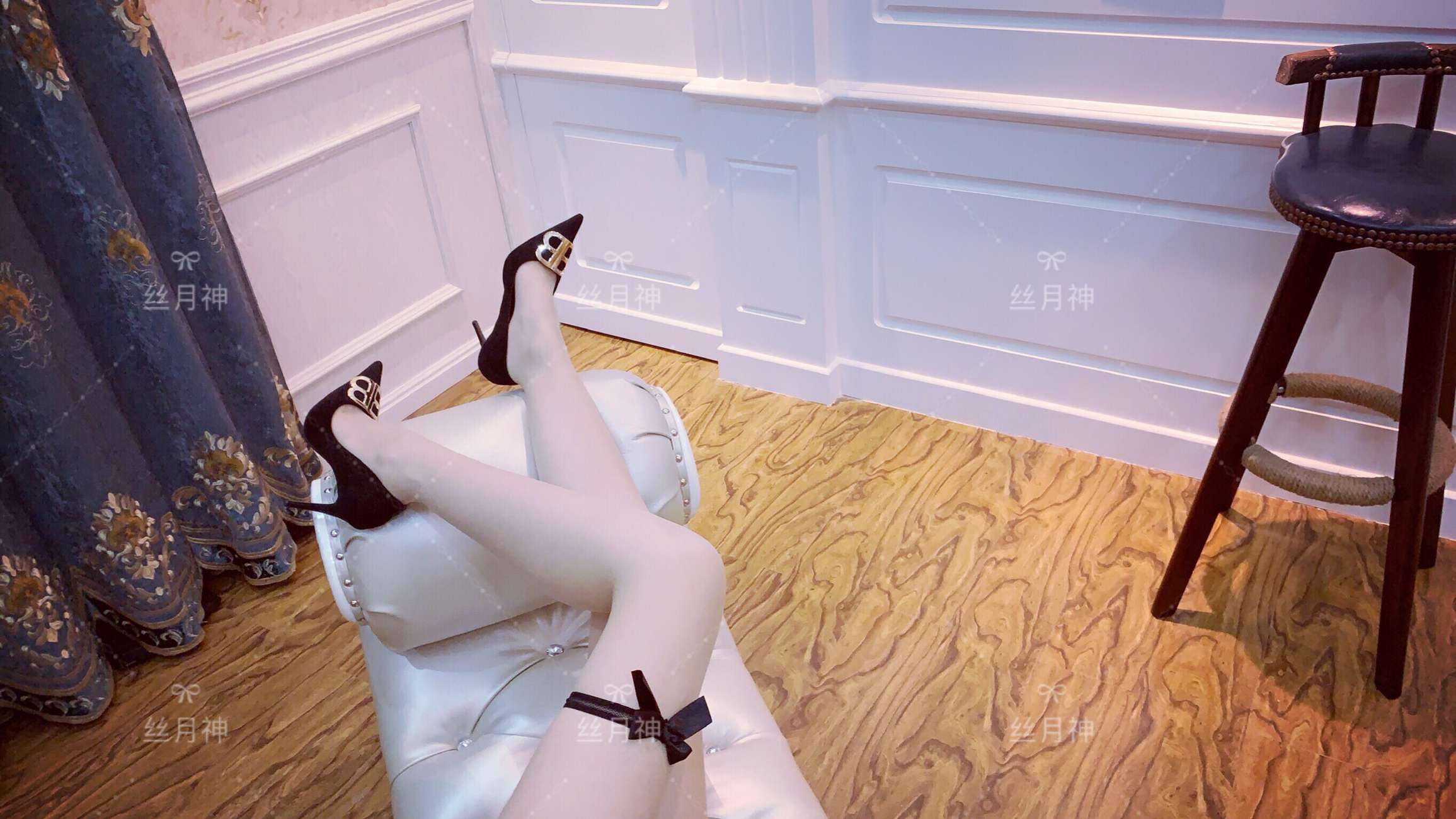 图片[88]-丝月神 017 维密睡衣肉丝绒面高跟[88P] – 速更版-美库