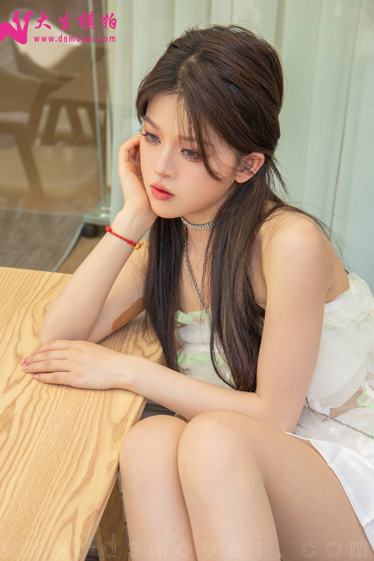 图片[50]-大生模拍 NO.233 念念 小白裙[58P] – 速更版-美库