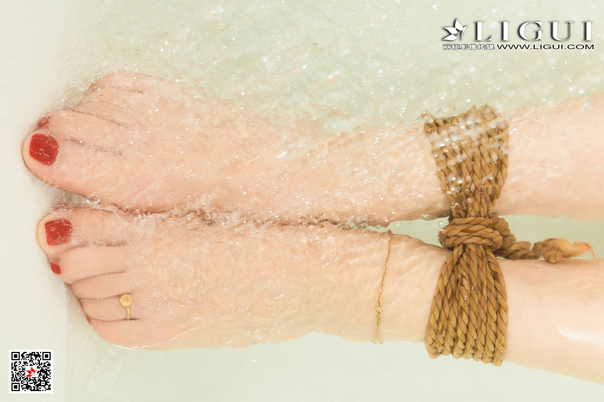 图片[13]-[Ligui丽柜]网络丽人 2021.07.16 Model《紧缚香浴》妖妖[50+1P] – 速更版-美库