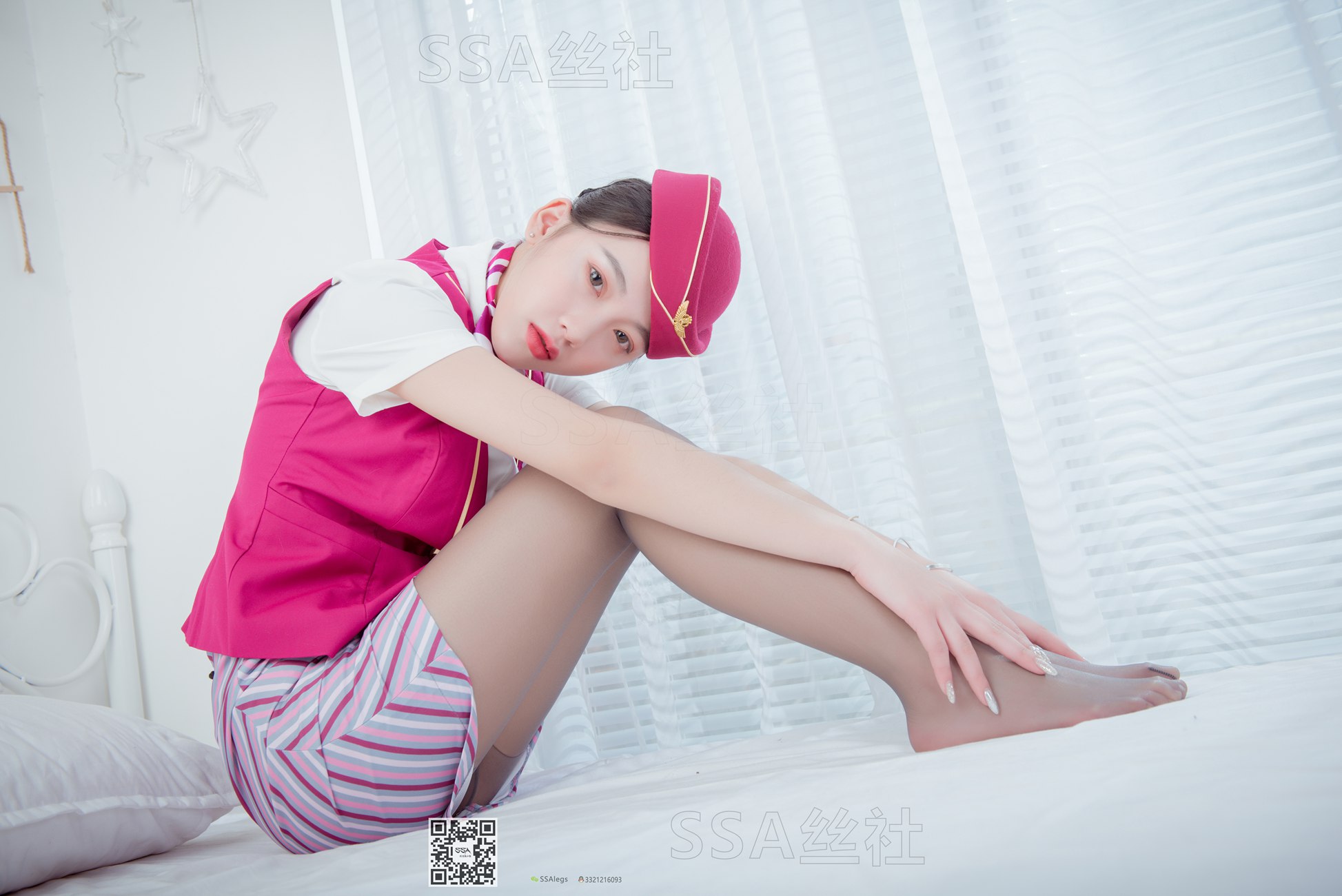 图片[25]-[SSA丝社]超清写真 NO.090 大大 腿模大大的空姐制服秀[148P] – 速更版-美库