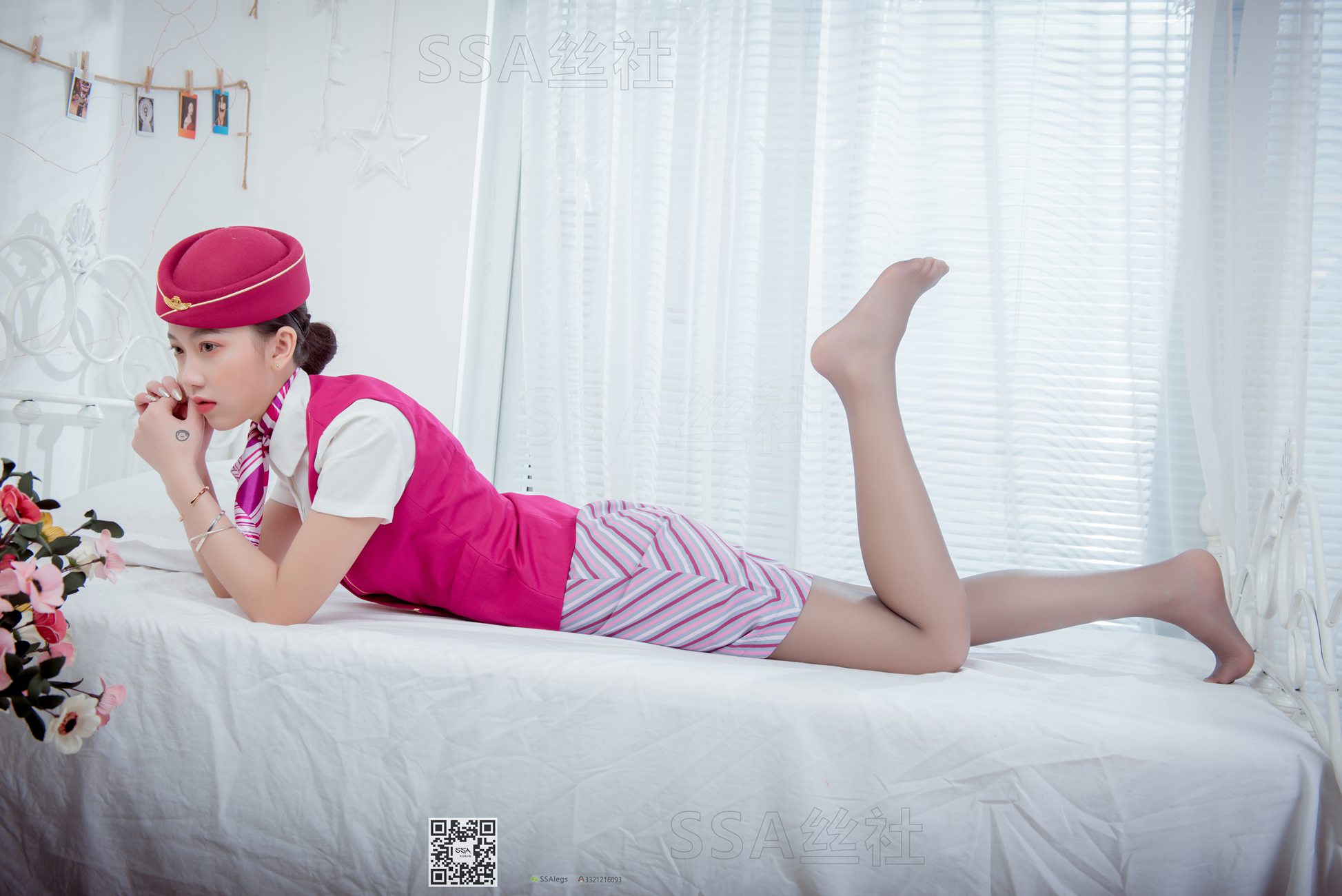 图片[54]-[SSA丝社]超清写真 NO.090 大大 腿模大大的空姐制服秀[148P] – 速更版-美库