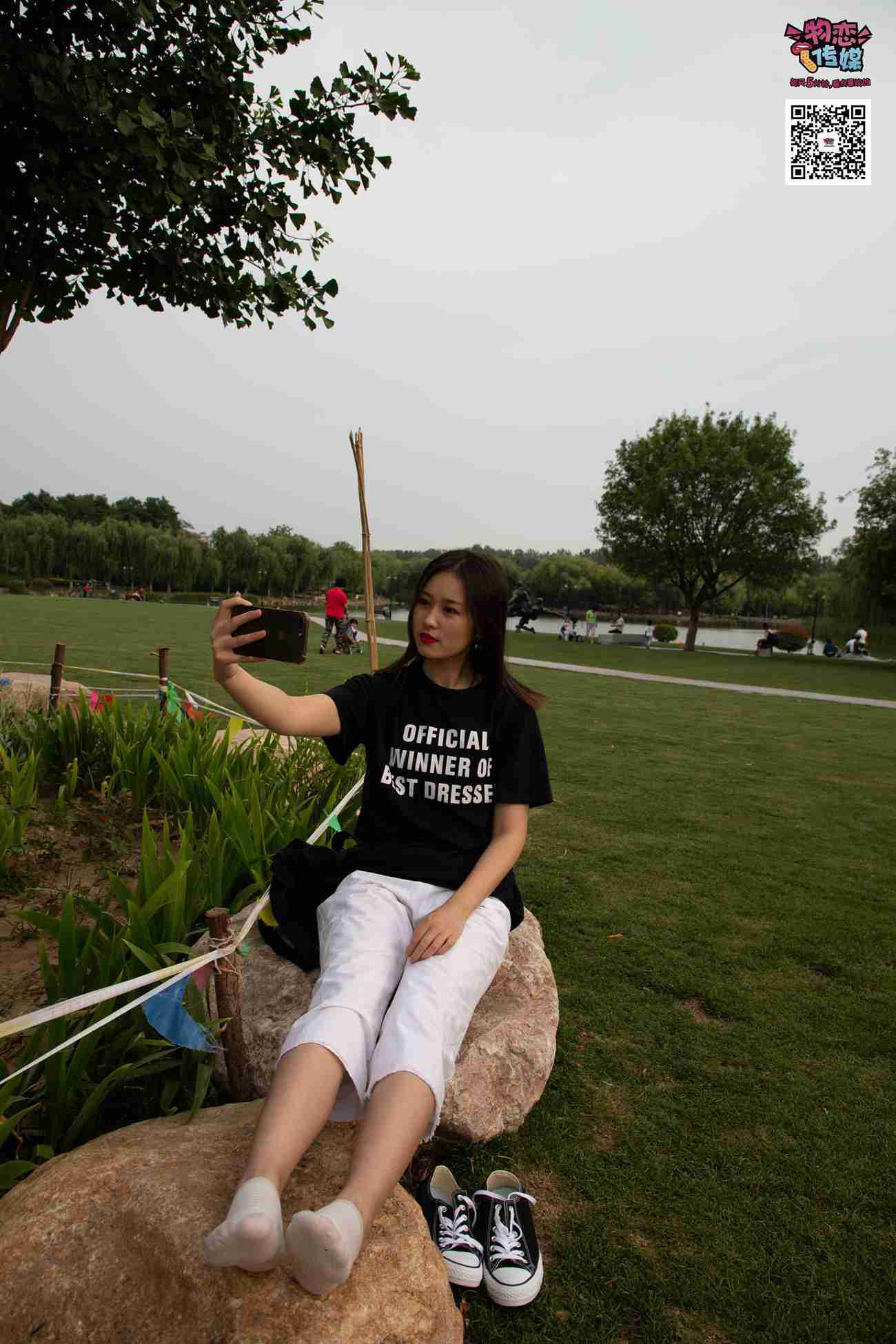 图片[18]-物恋传媒 No.021 夏日么么茶,清新棉袜配黑色帆布鞋 [223P] – 速更版-美库