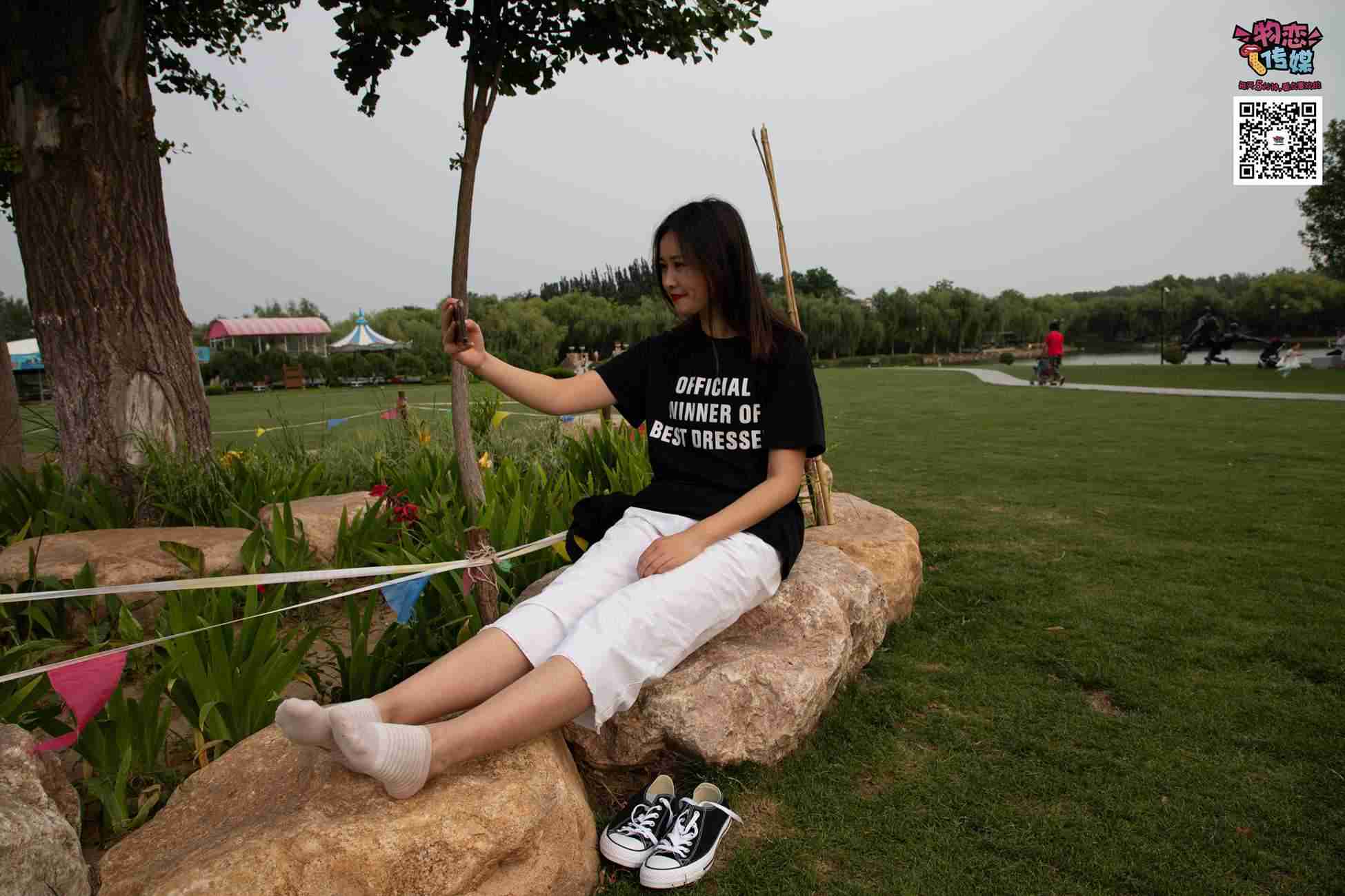 图片[19]-物恋传媒 No.021 夏日么么茶,清新棉袜配黑色帆布鞋 [223P] – 速更版-美库