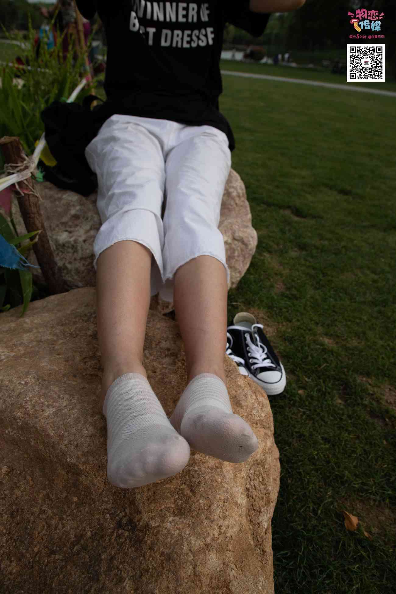 图片[21]-物恋传媒 No.021 夏日么么茶,清新棉袜配黑色帆布鞋 [223P] – 速更版-美库